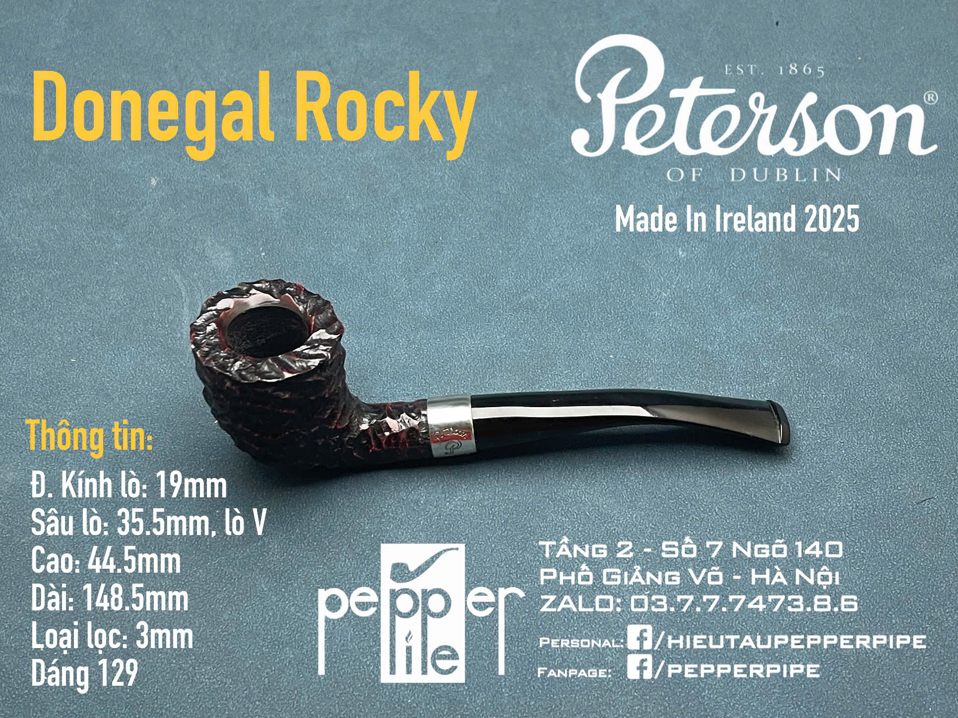 Peterson Donegal Rocky Shape 129