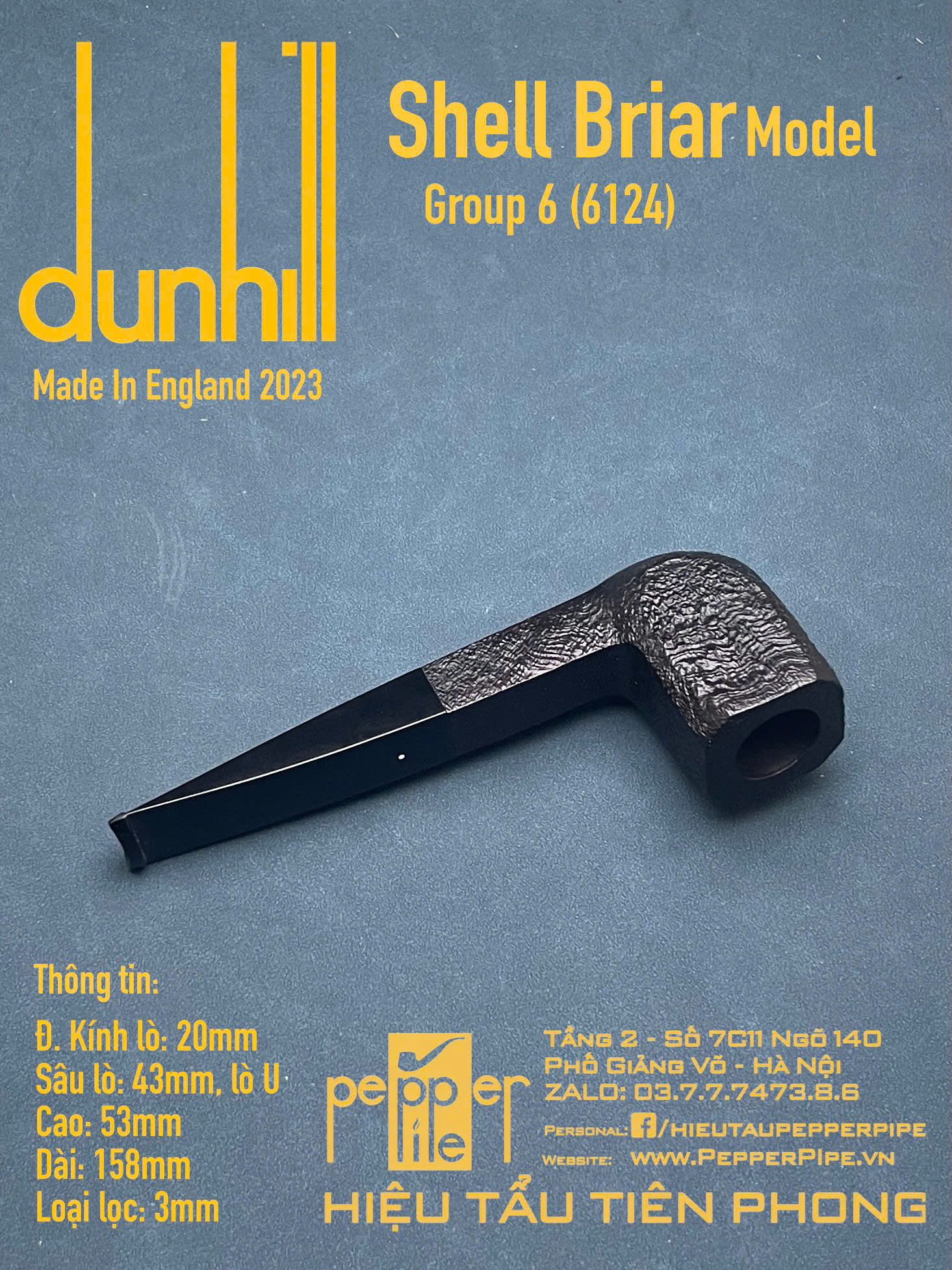 Dunhill Shell Briar Group 6 (6124)