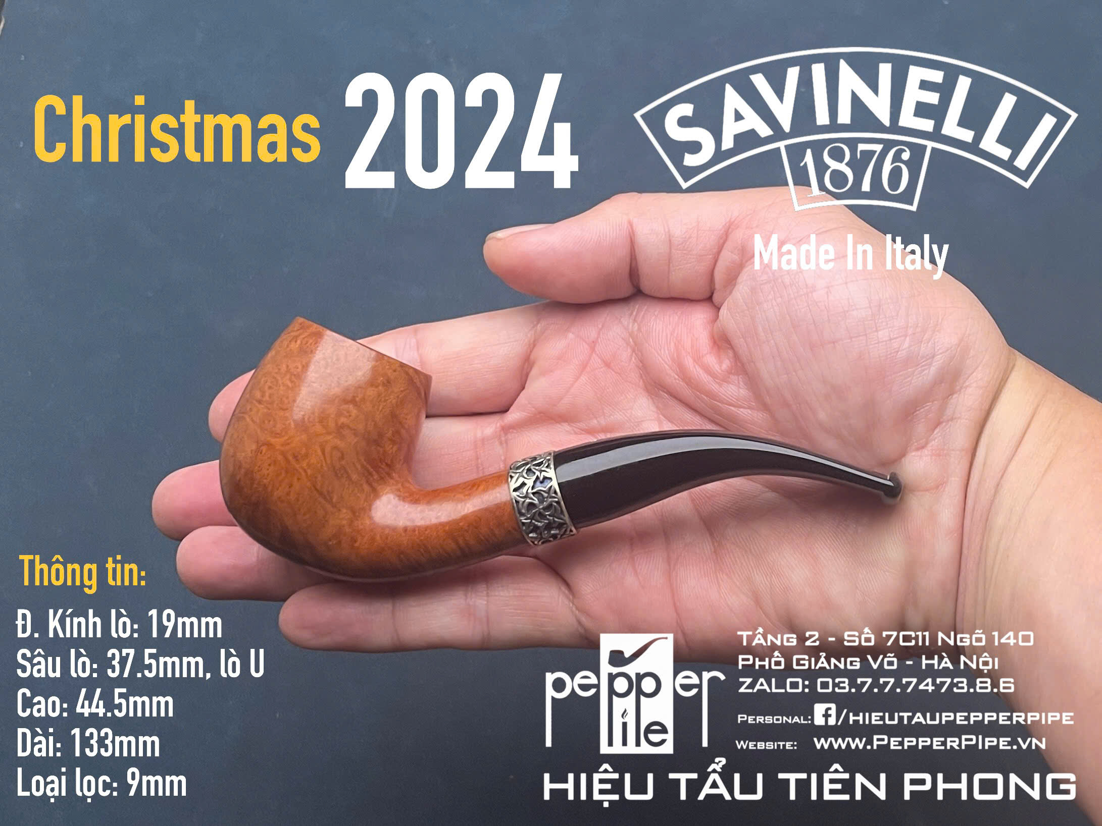Savinelli Christmas 2024 Limited Edition (66/70)