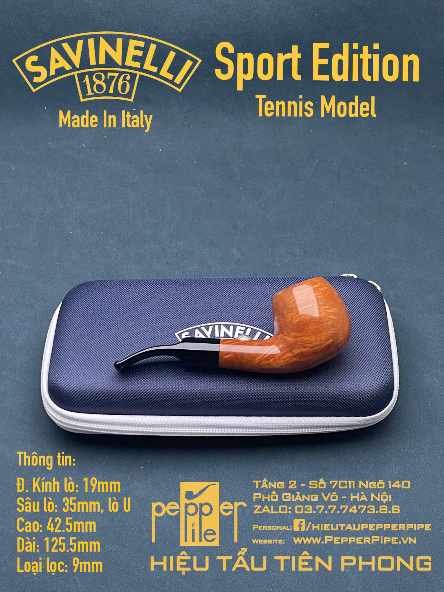 Savinelli Sport Edition Tennis Model