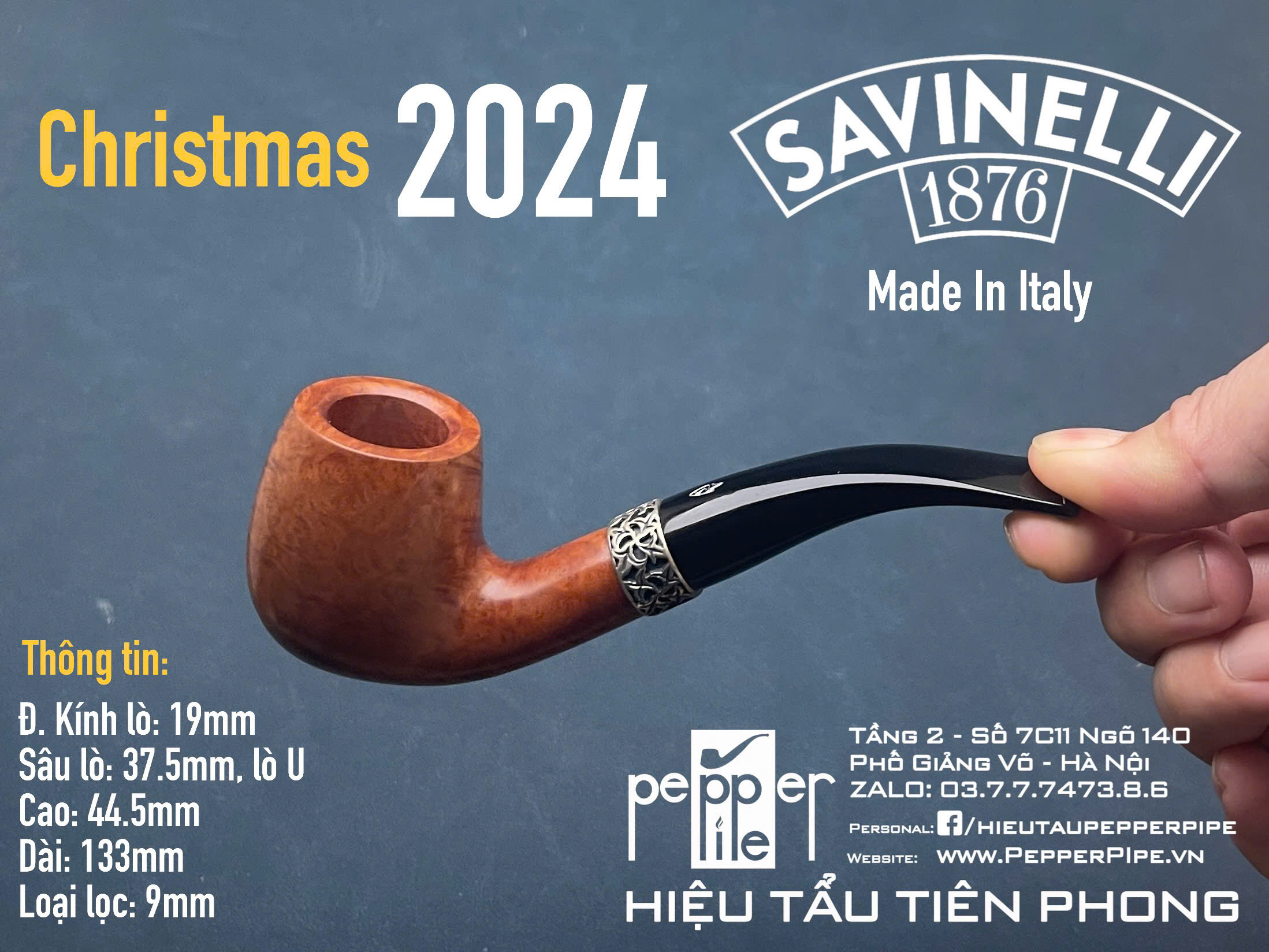 Savinelli Christmas 2024 Limited Edition (66/70)