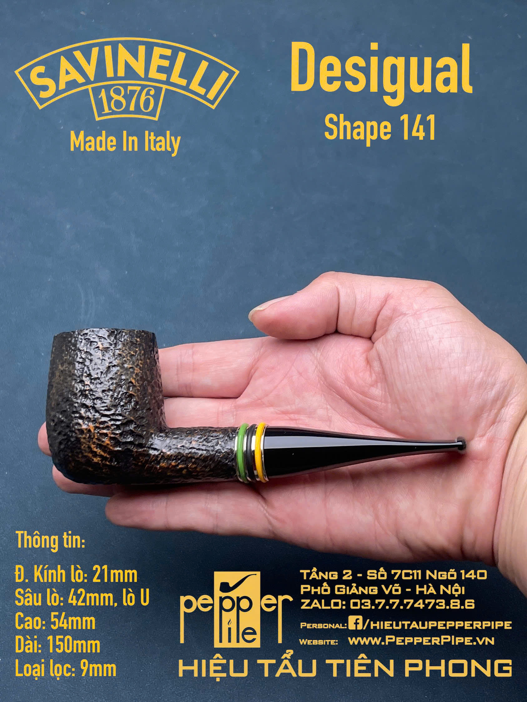 Savinelli Desigual Shape 141