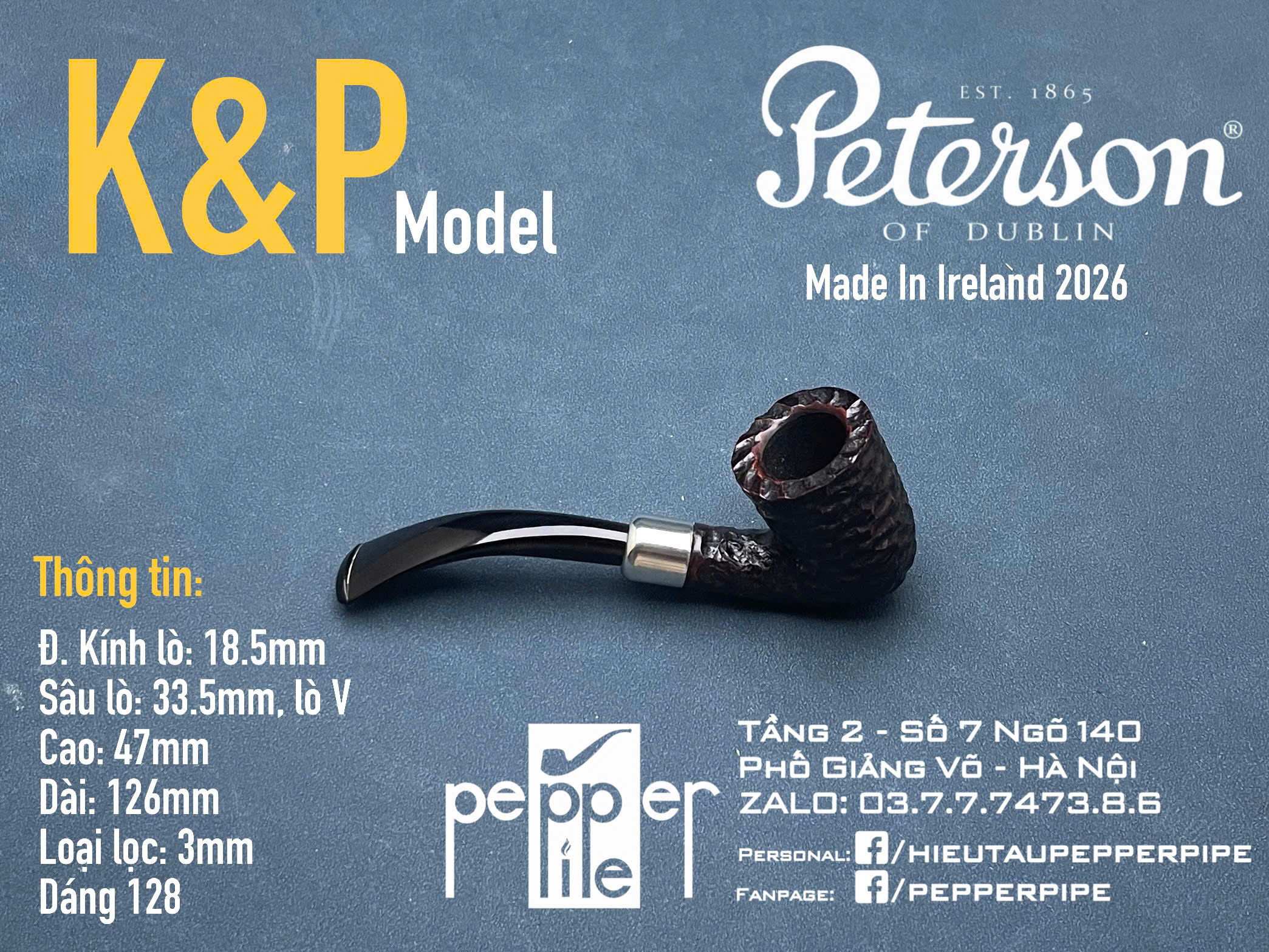 Peterson K&P Shape 128