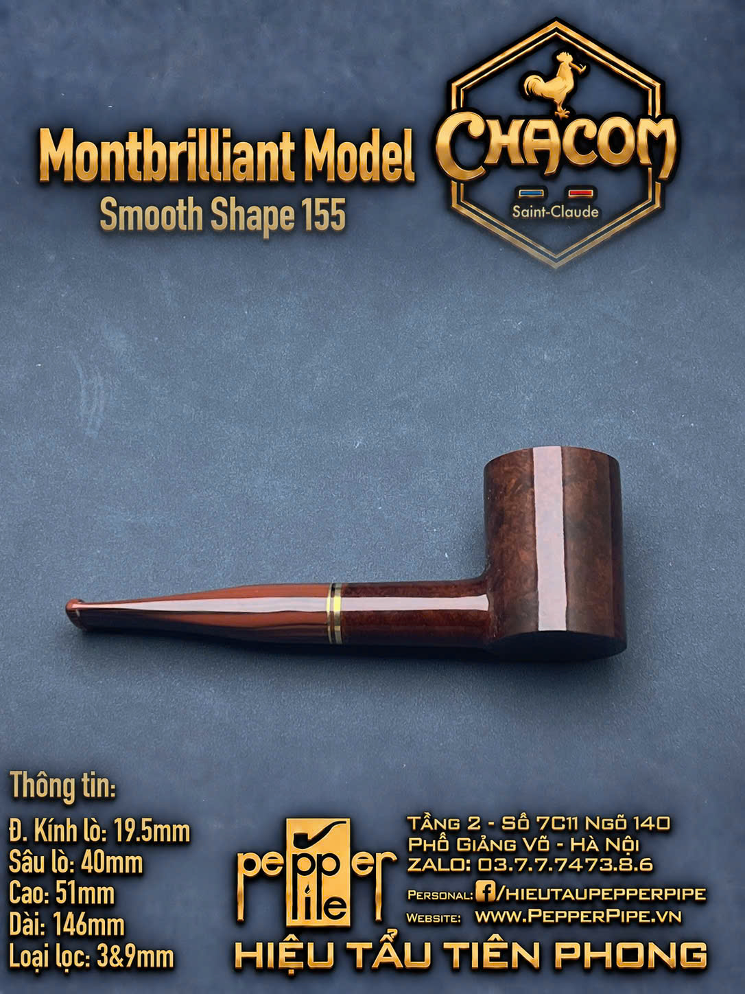 Chacom Montbrilliant Smooth Shape 155