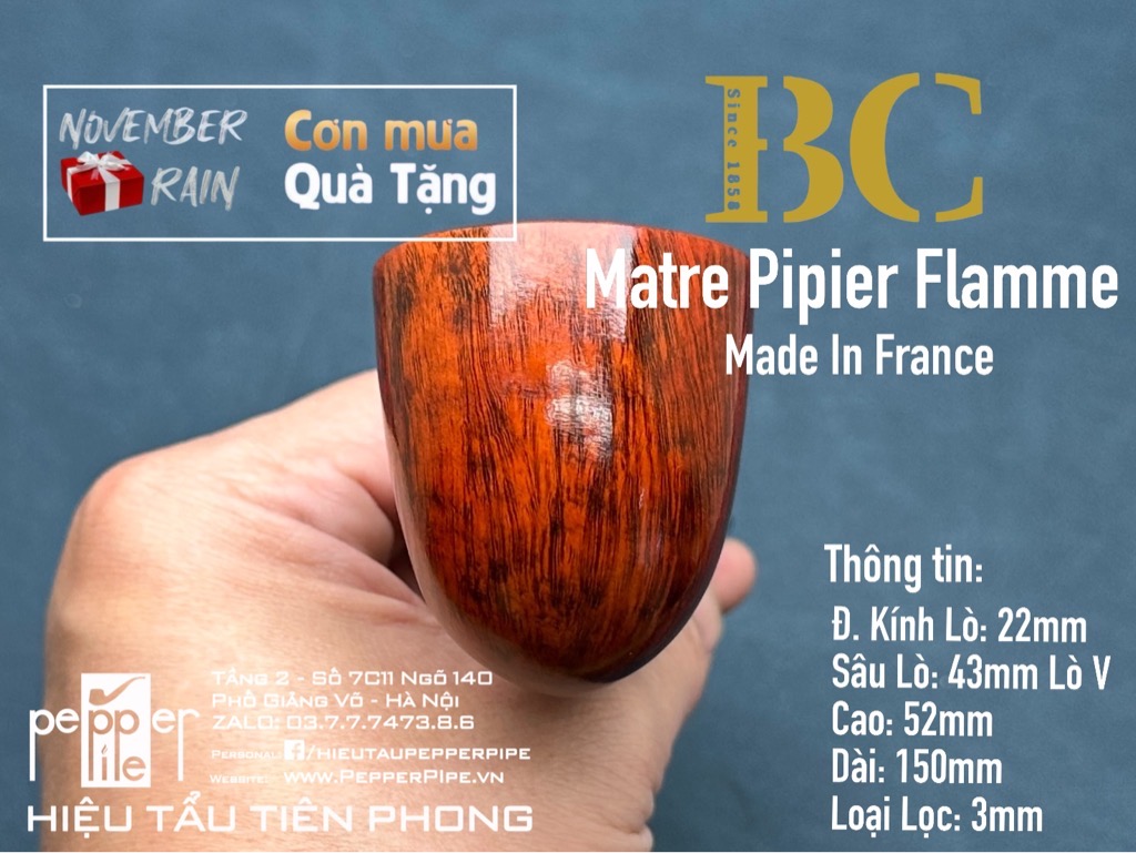 Butz Choquin Maitre Pipier Flamme
