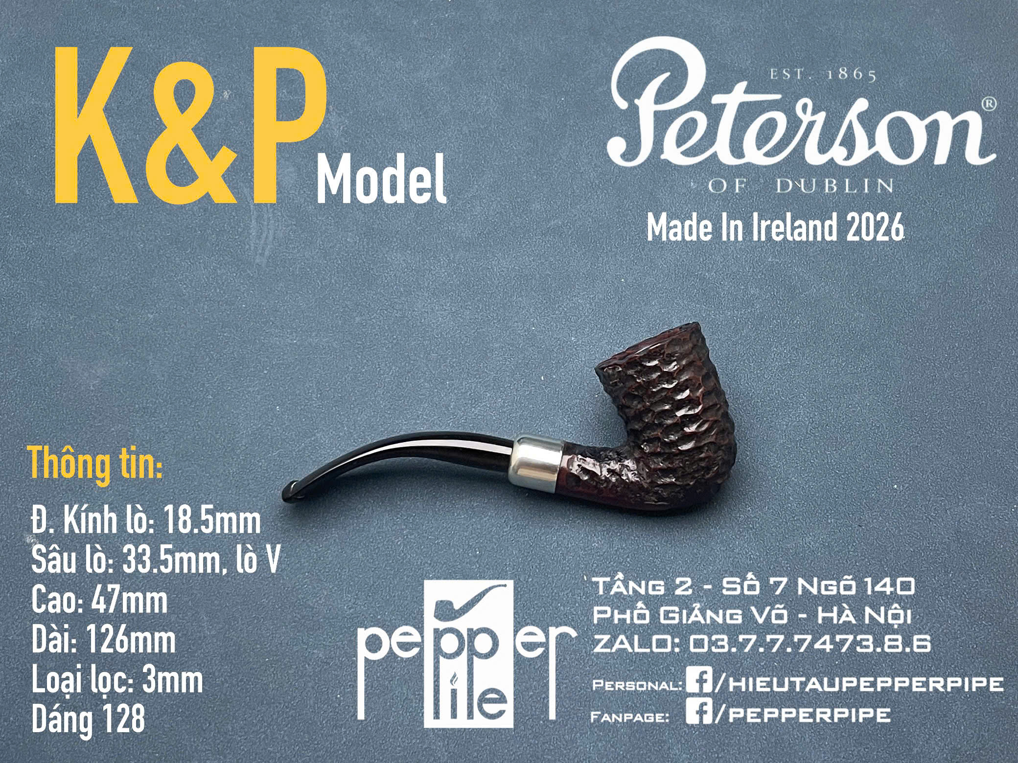 Peterson K&P Shape 128