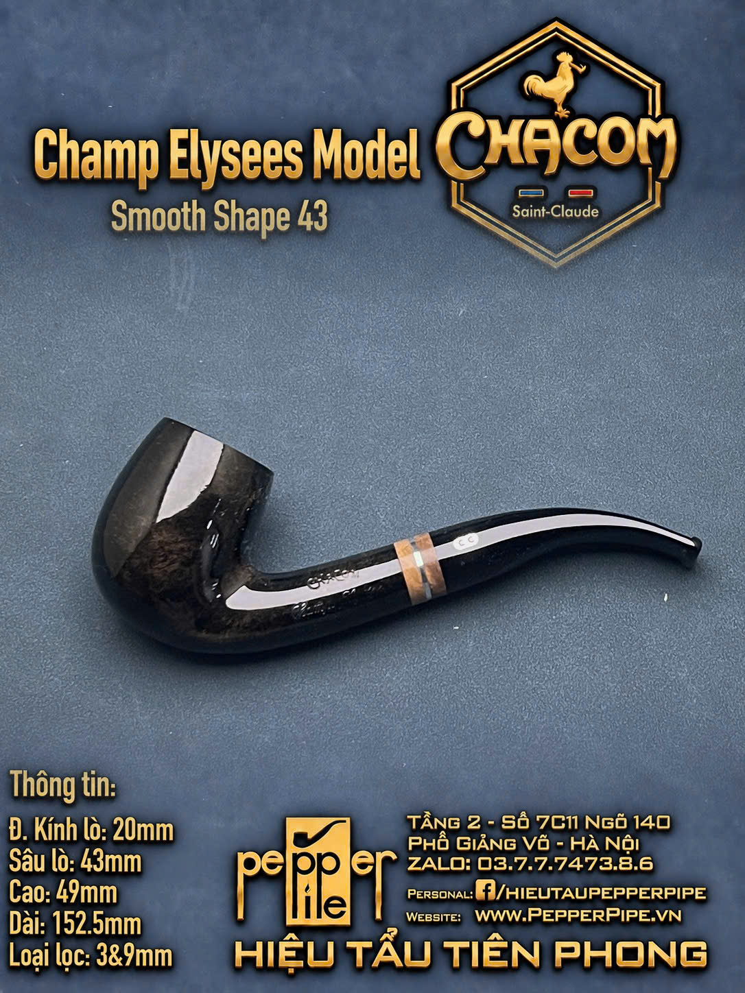 Chacom Champ Elysees Smooth Shape 43