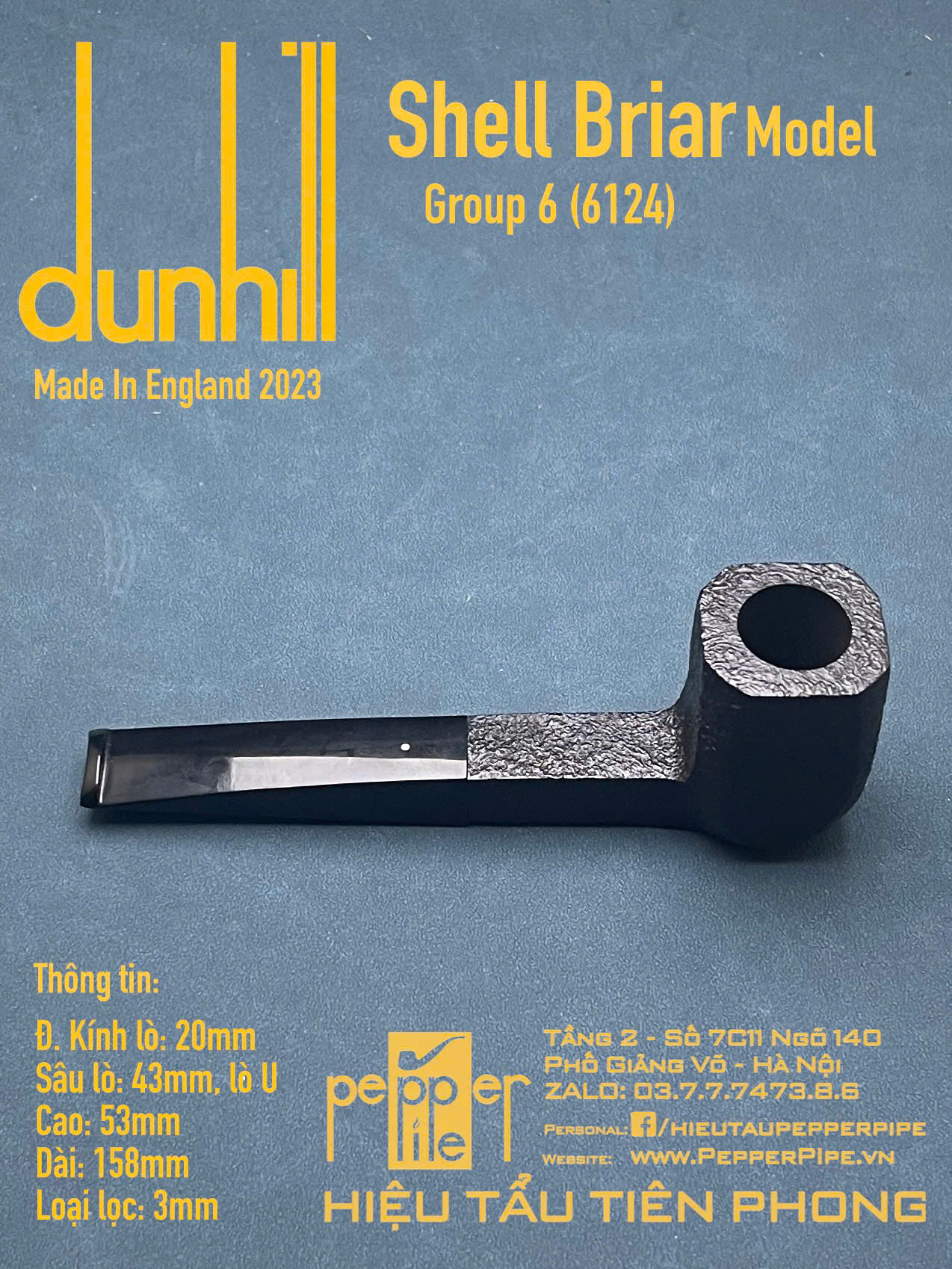 Dunhill Shell Briar Group 6 (6124)