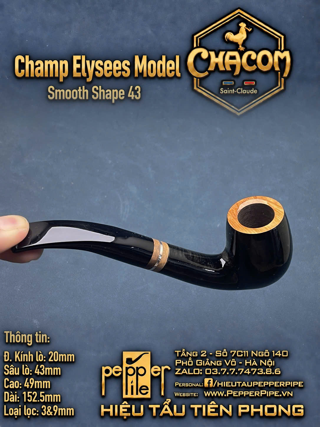 Chacom Champ Elysees Smooth Shape 43