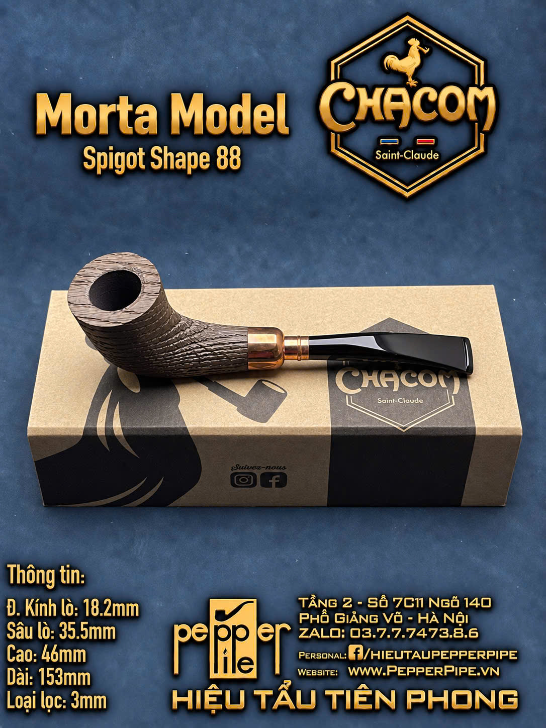 Chacom Morta Spigot Shape 88