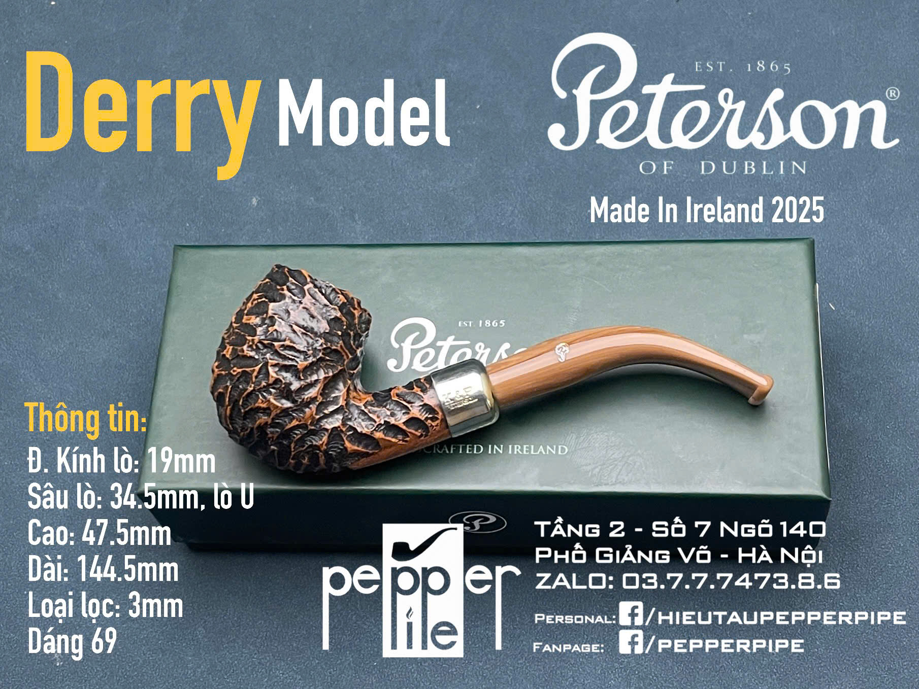Peterson Derry Shape 129