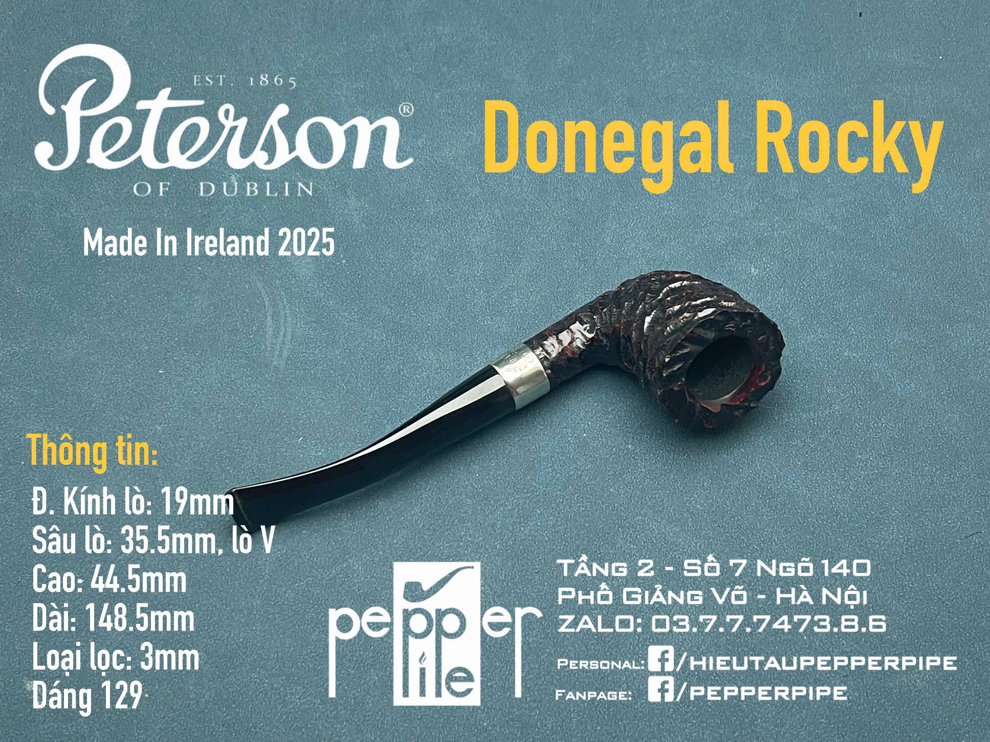 Peterson Donegal Rocky Shape 129
