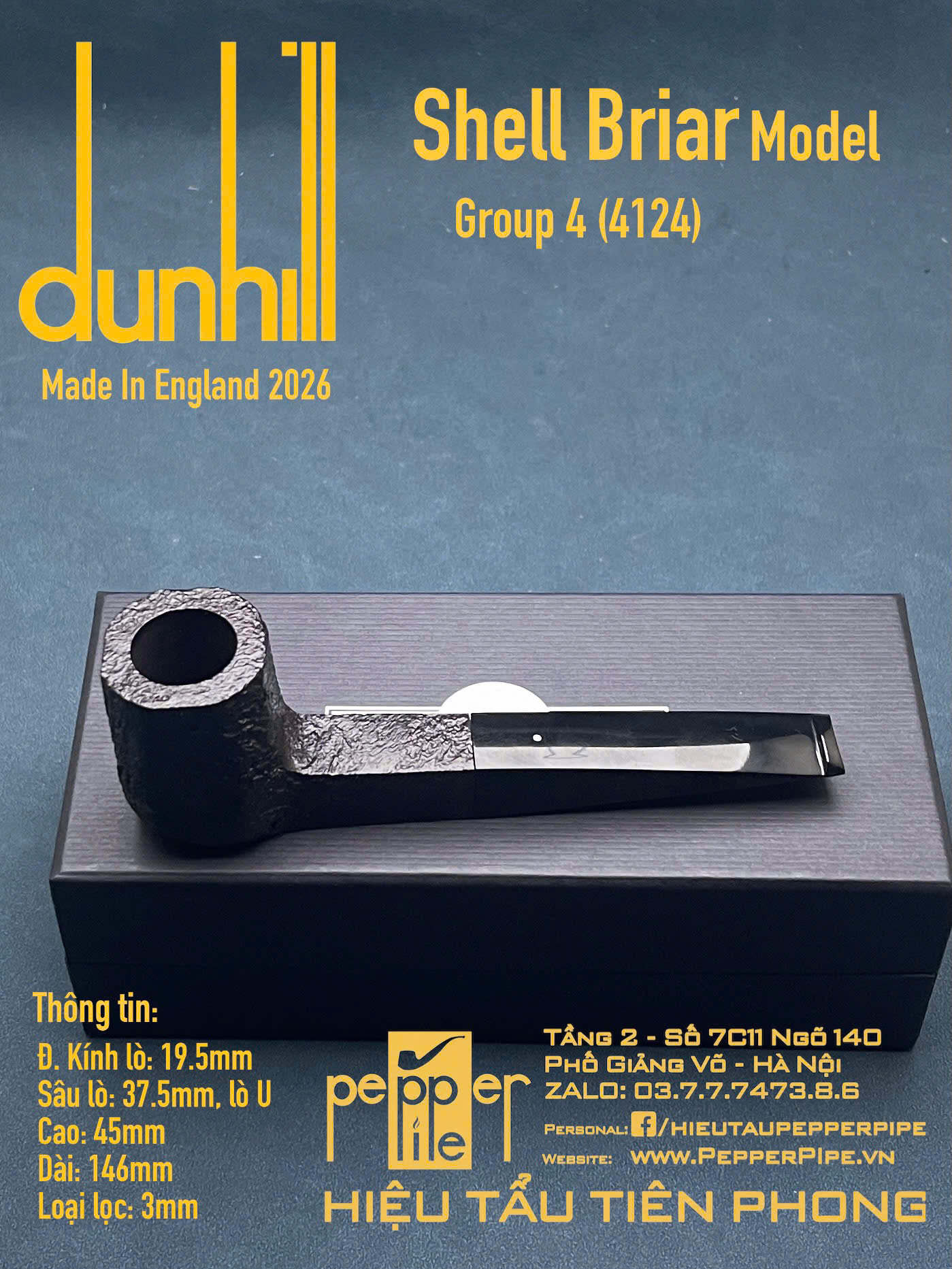 Dunhill Shell Briar Group 4 (4124)