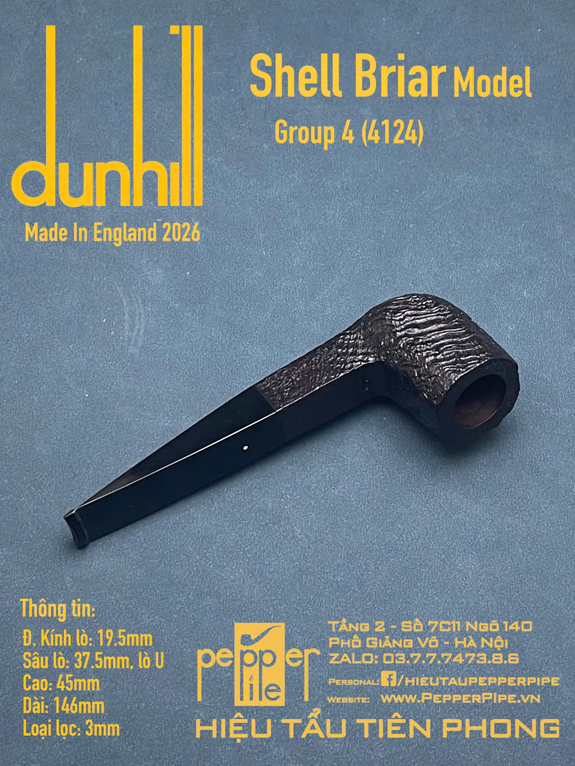 Dunhill Shell Briar Group 4 (4124)