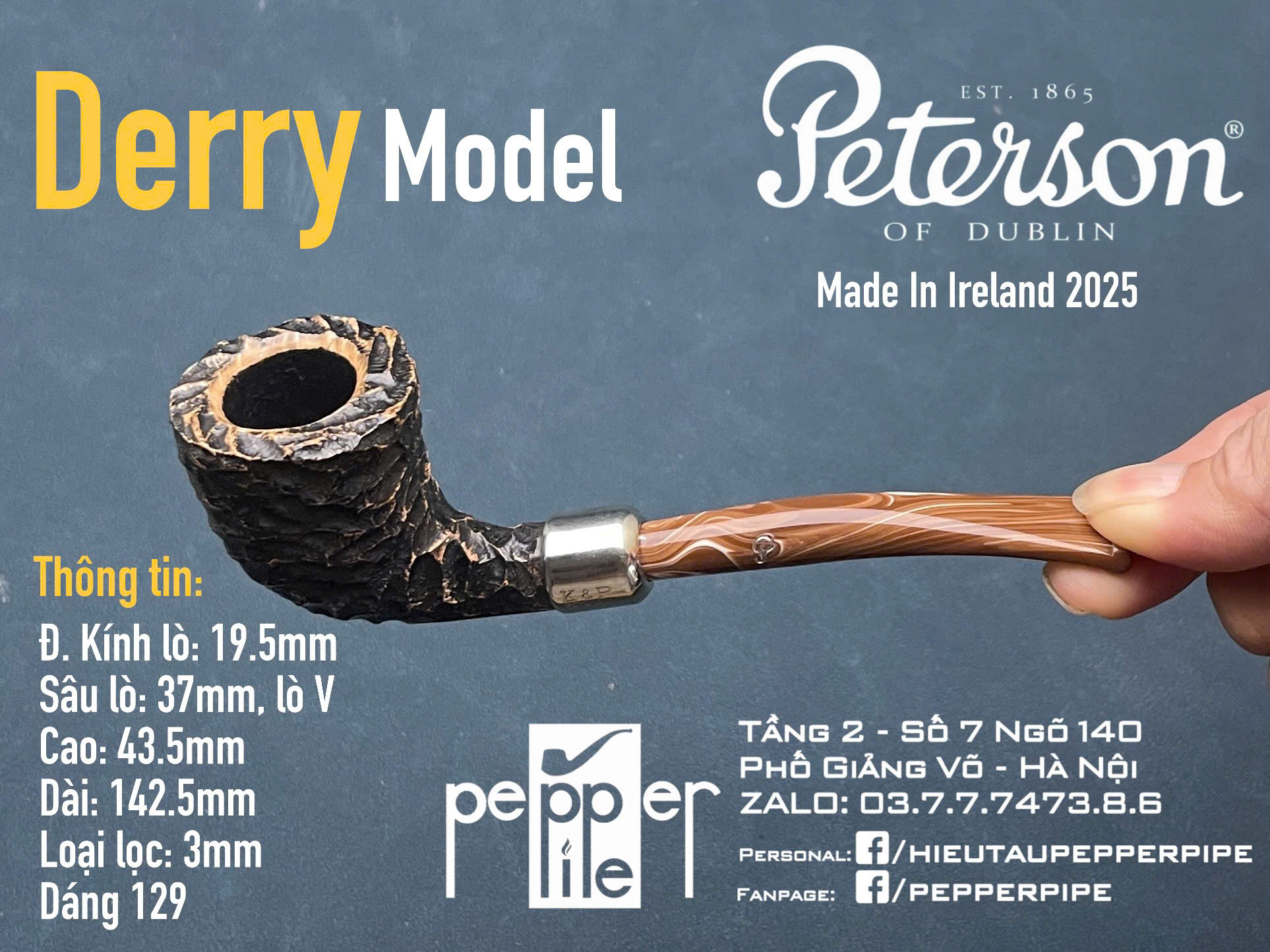 Peterson Derry Shape 129
