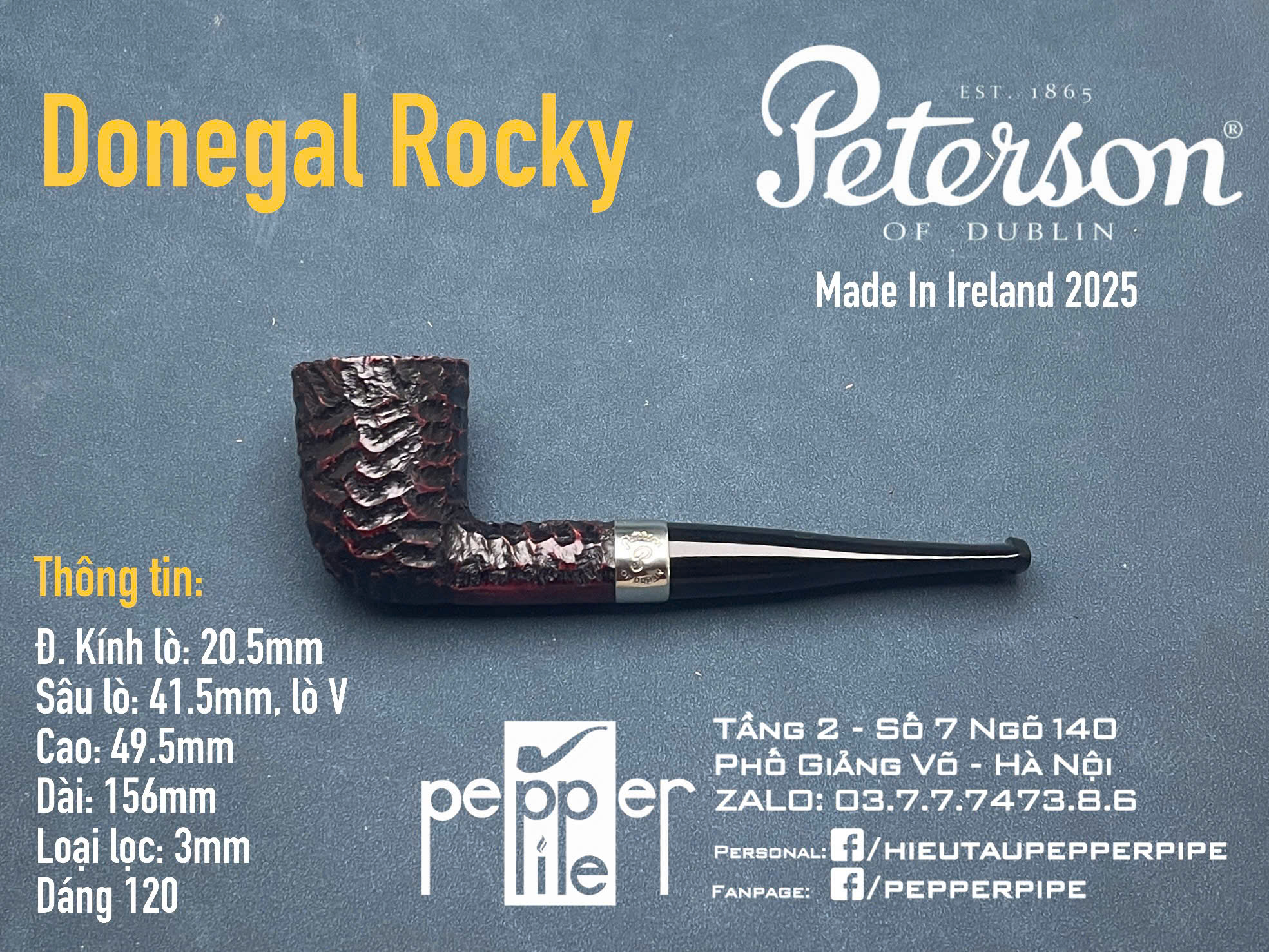 Peterson Donegal Rocky Shape 120
