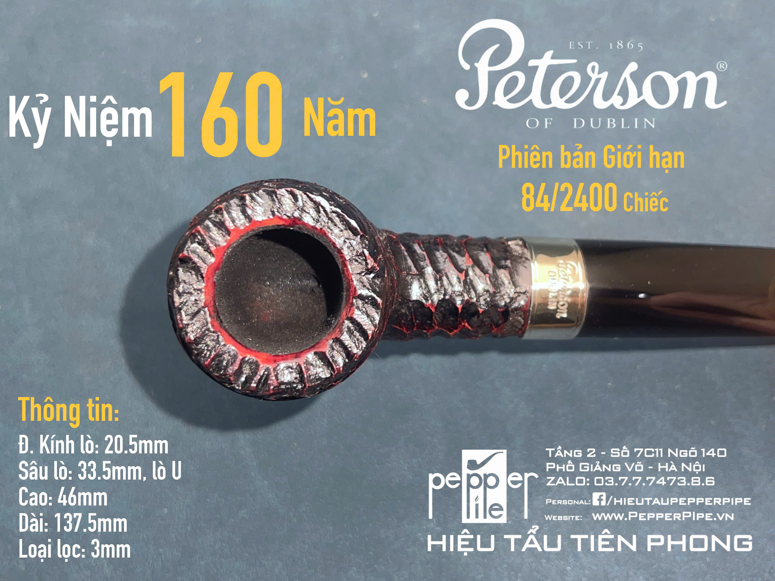 Peterson 160 Years Anniversary Limited Edition 84/2400