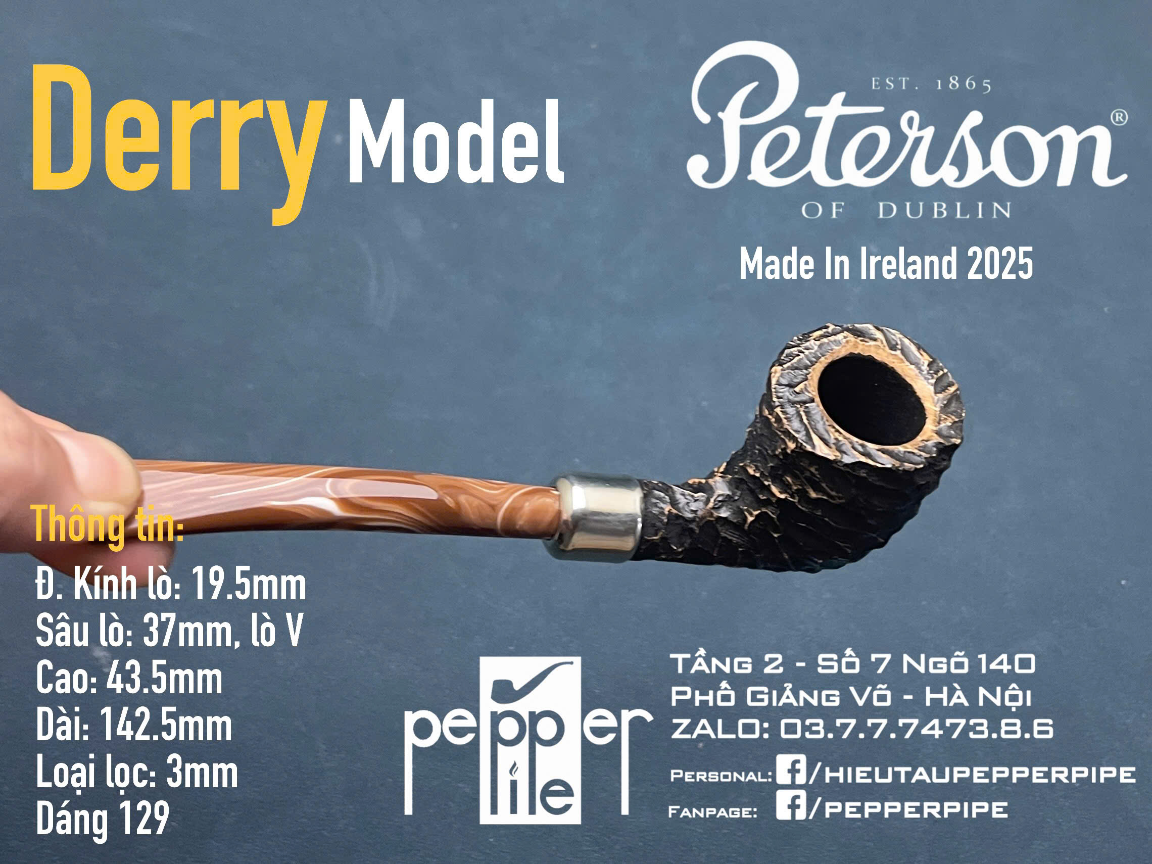 Peterson Derry Shape 129