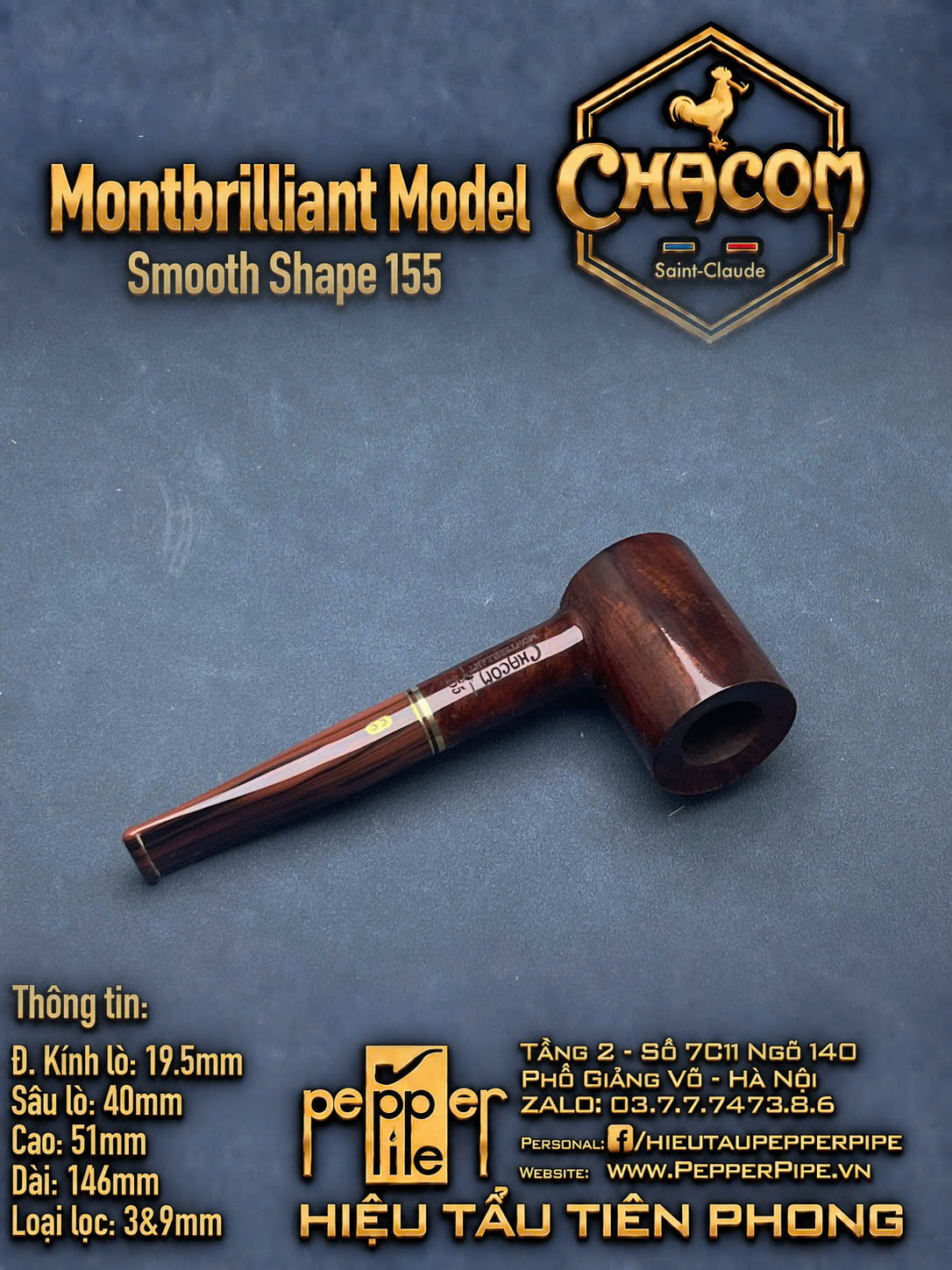 Chacom Montbrilliant Smooth Shape 155
