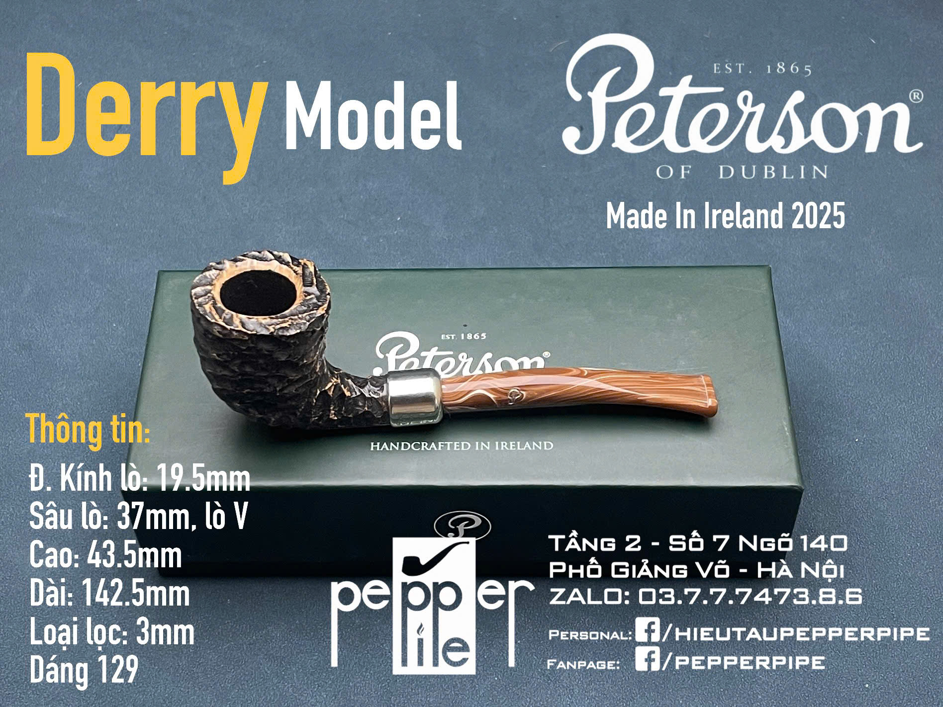 Peterson Derry Shape 129