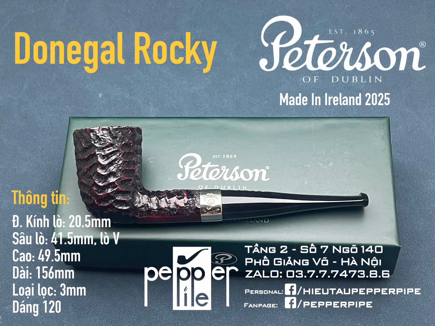 Peterson Donegal Rocky Shape 120