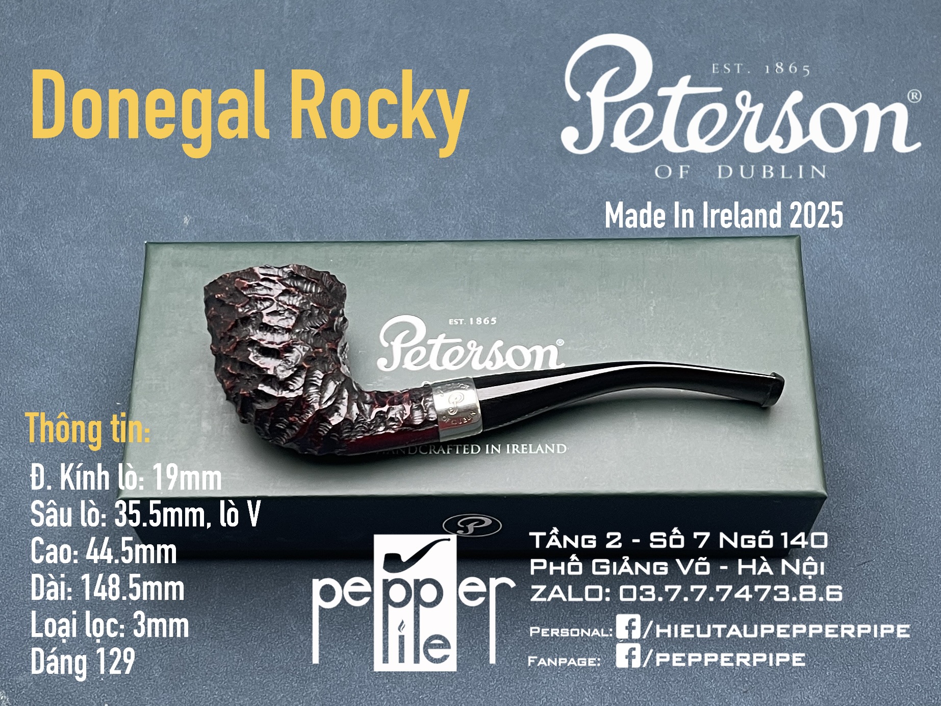 Peterson Donegal Rocky Shape 129