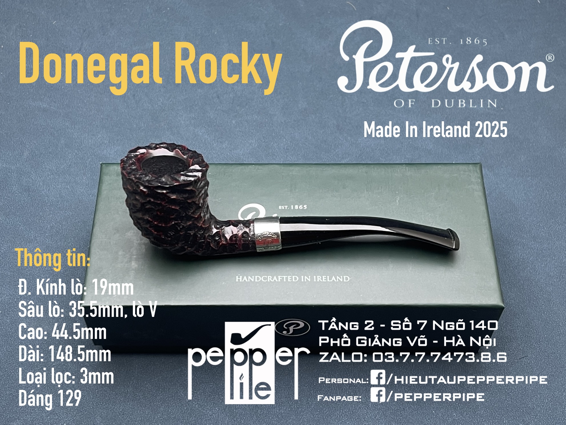 Peterson Donegal Rocky Shape 129