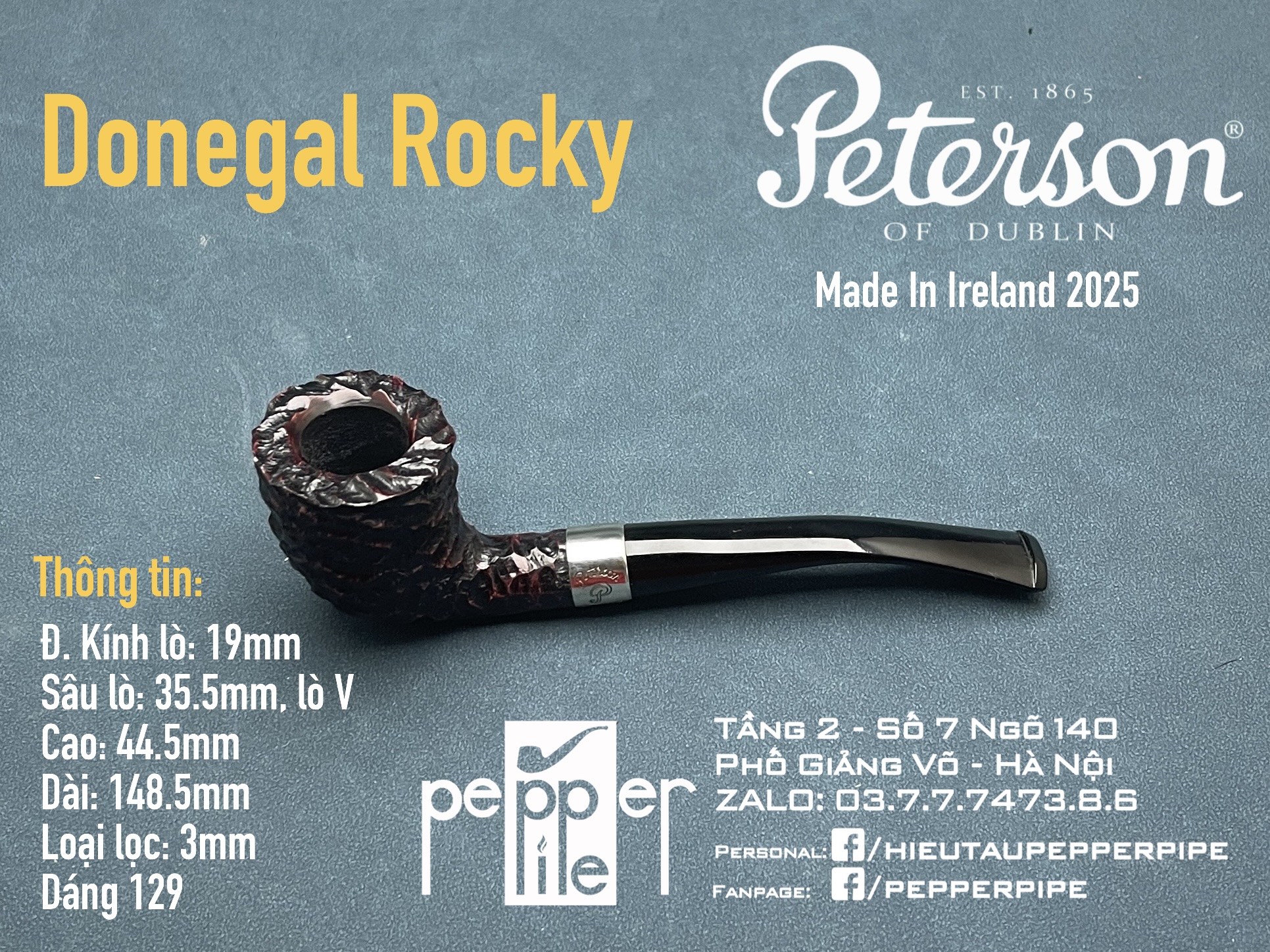 Peterson Donegal Rocky Shape 129