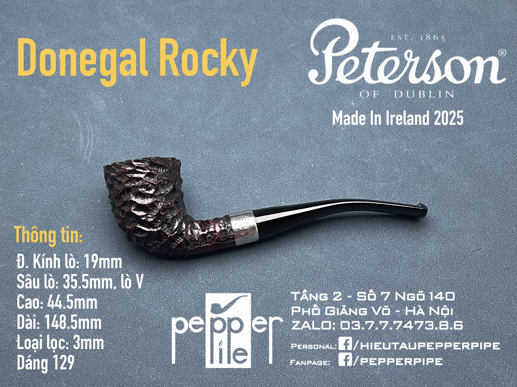 Peterson Donegal Rocky Shape 129
