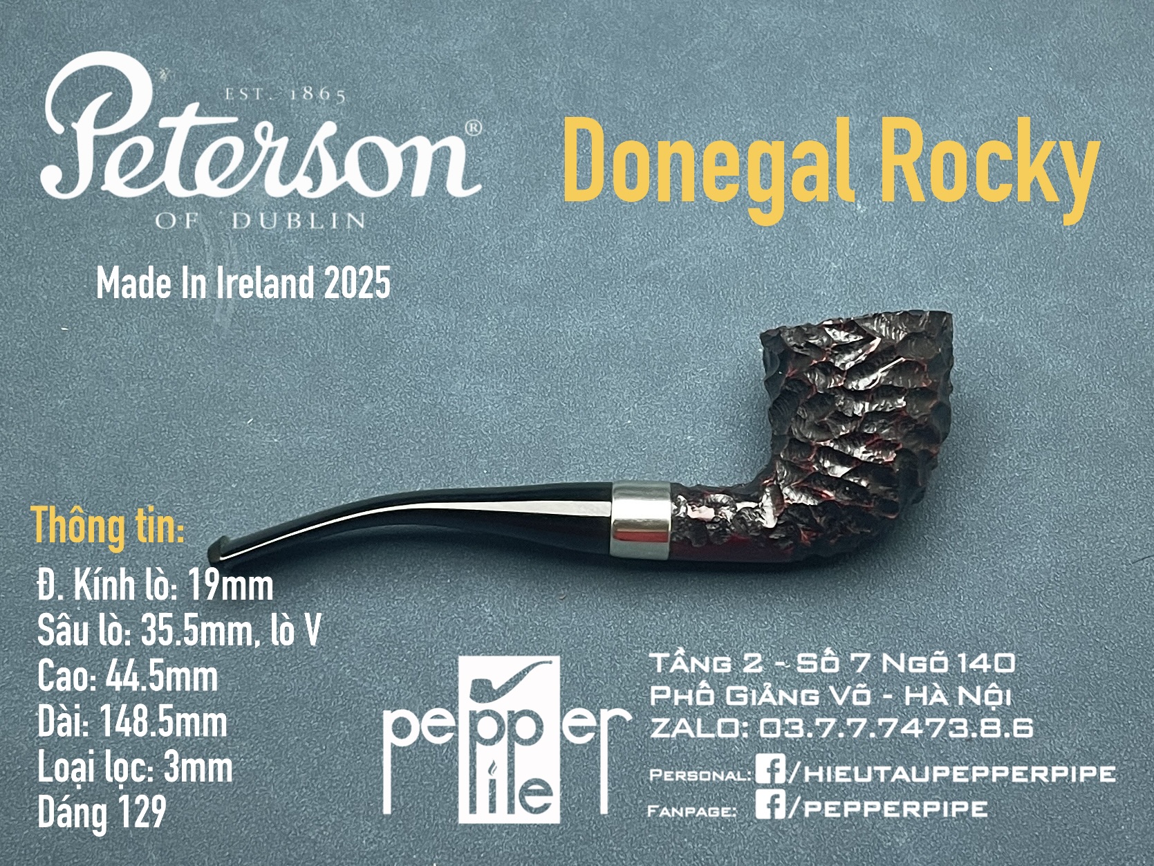 Peterson Donegal Rocky Shape 129