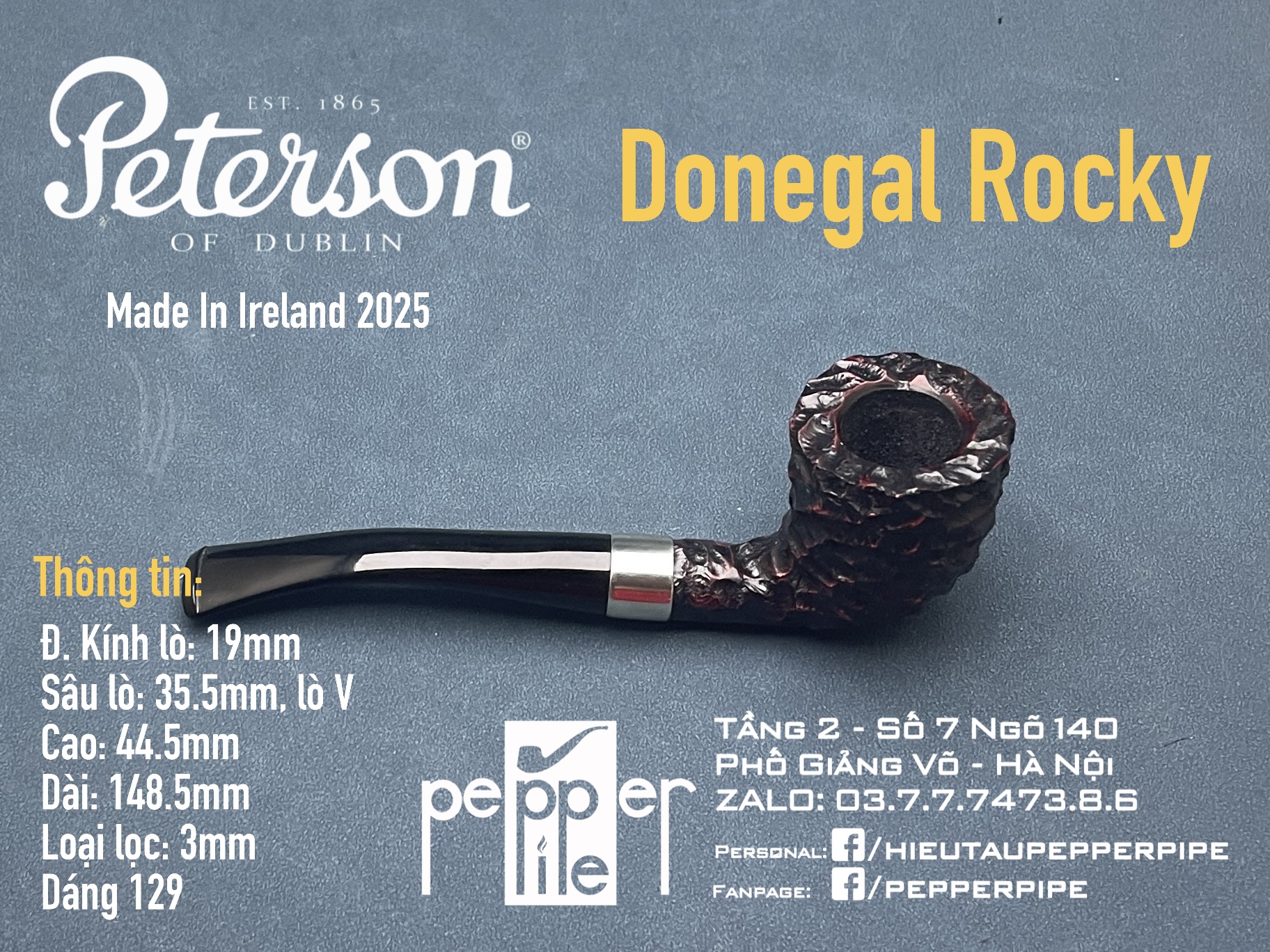 Peterson Donegal Rocky Shape 129