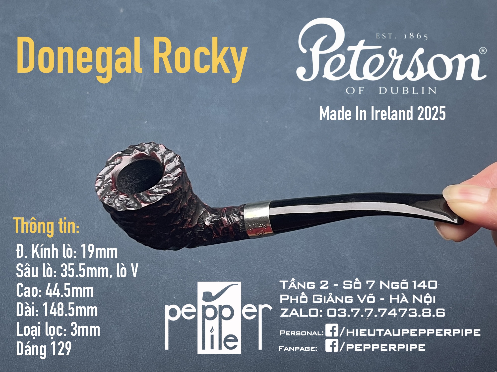 Peterson Donegal Rocky Shape 129