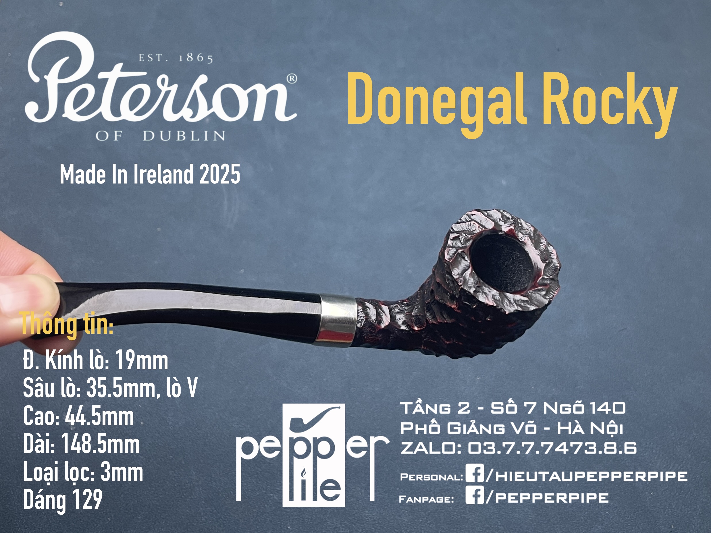 Peterson Donegal Rocky Shape 129