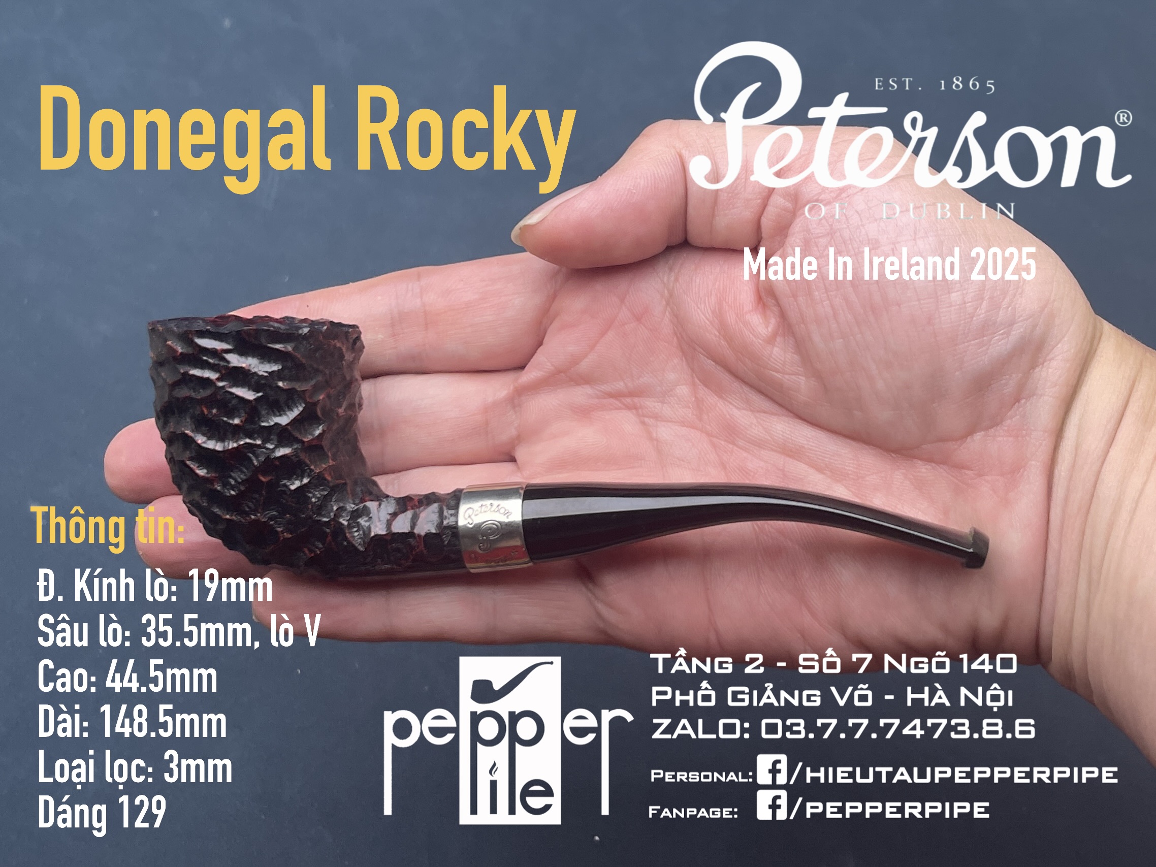 Peterson Donegal Rocky Shape 129