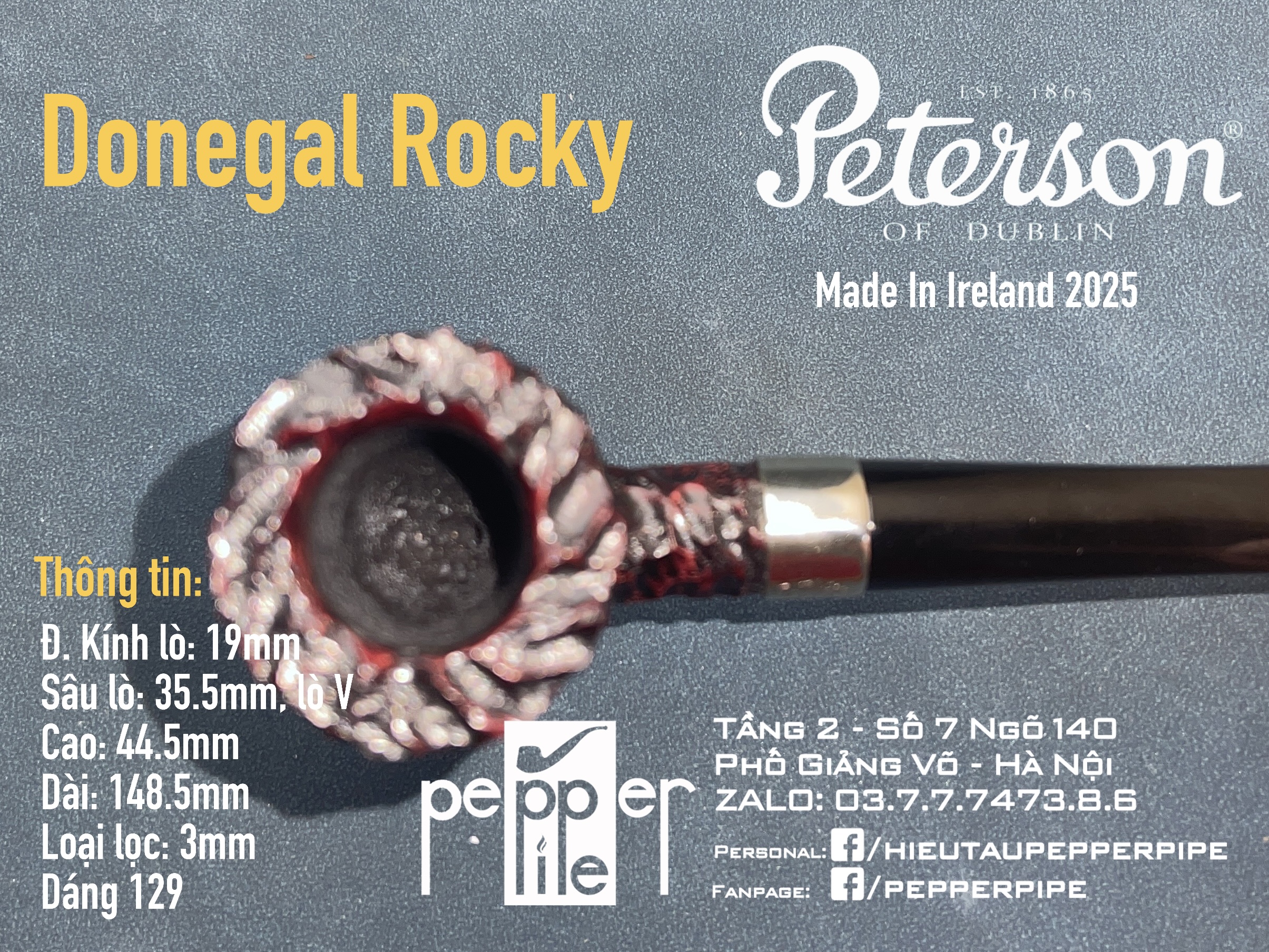 Peterson Donegal Rocky Shape 129