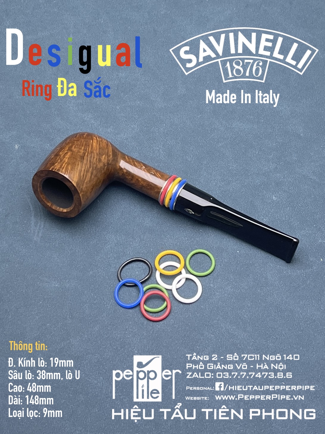 Savinelli Desigual Smooth Shape 127