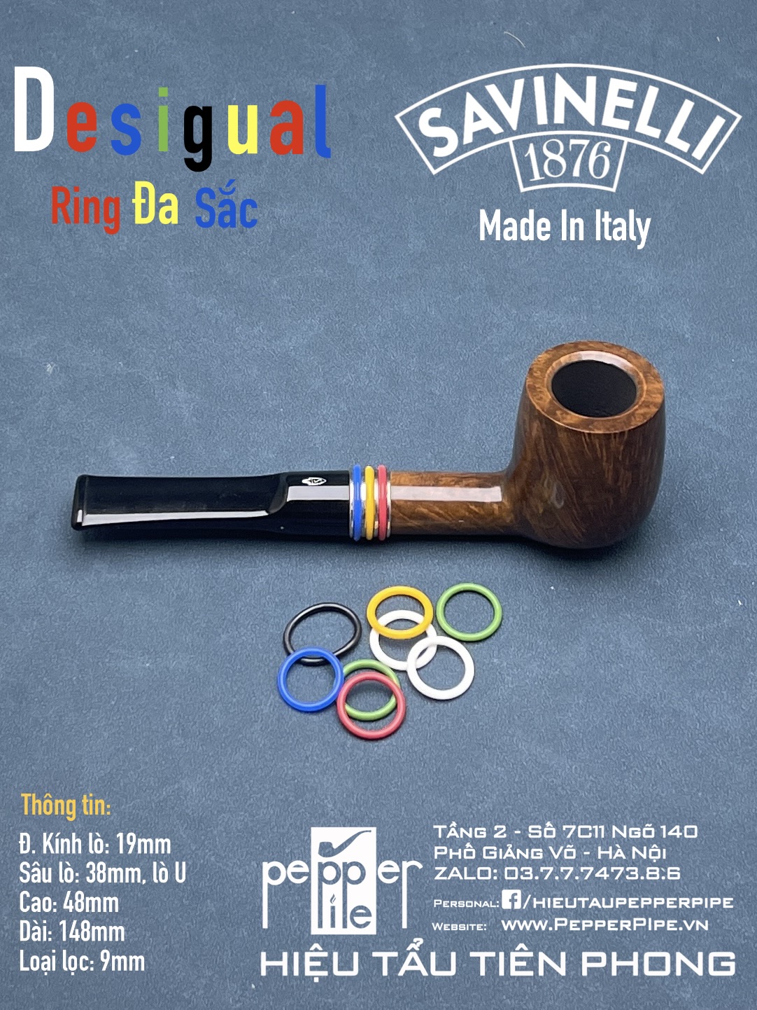 Savinelli Desigual Smooth Shape 127