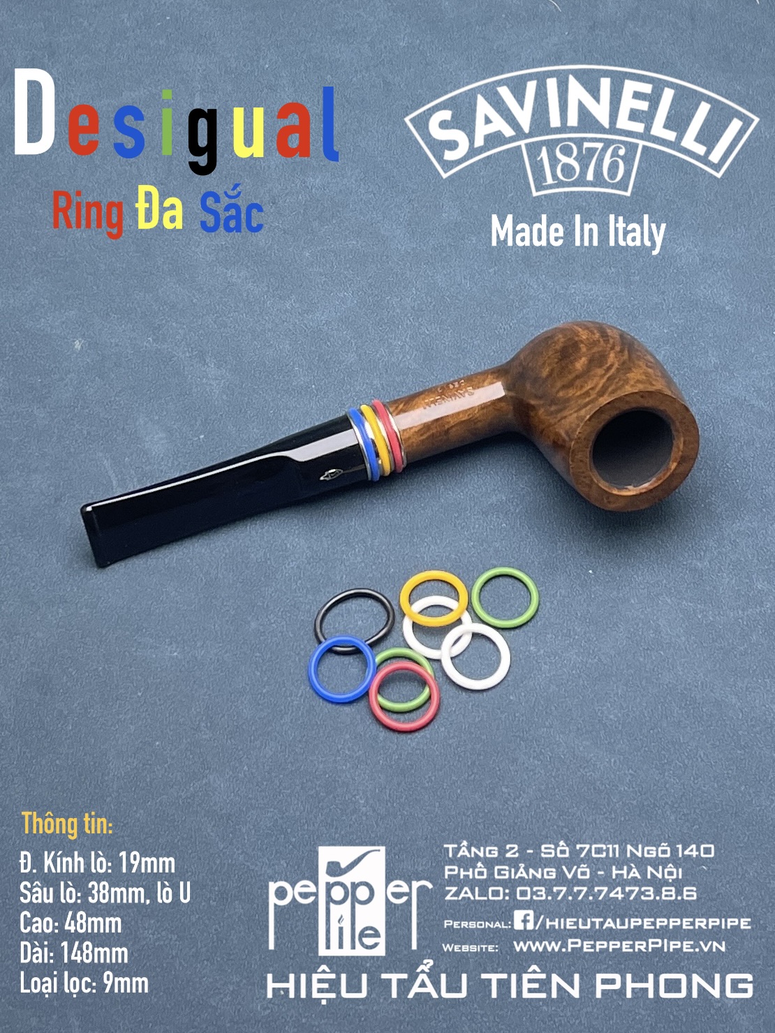 Savinelli Desigual Smooth Shape 127