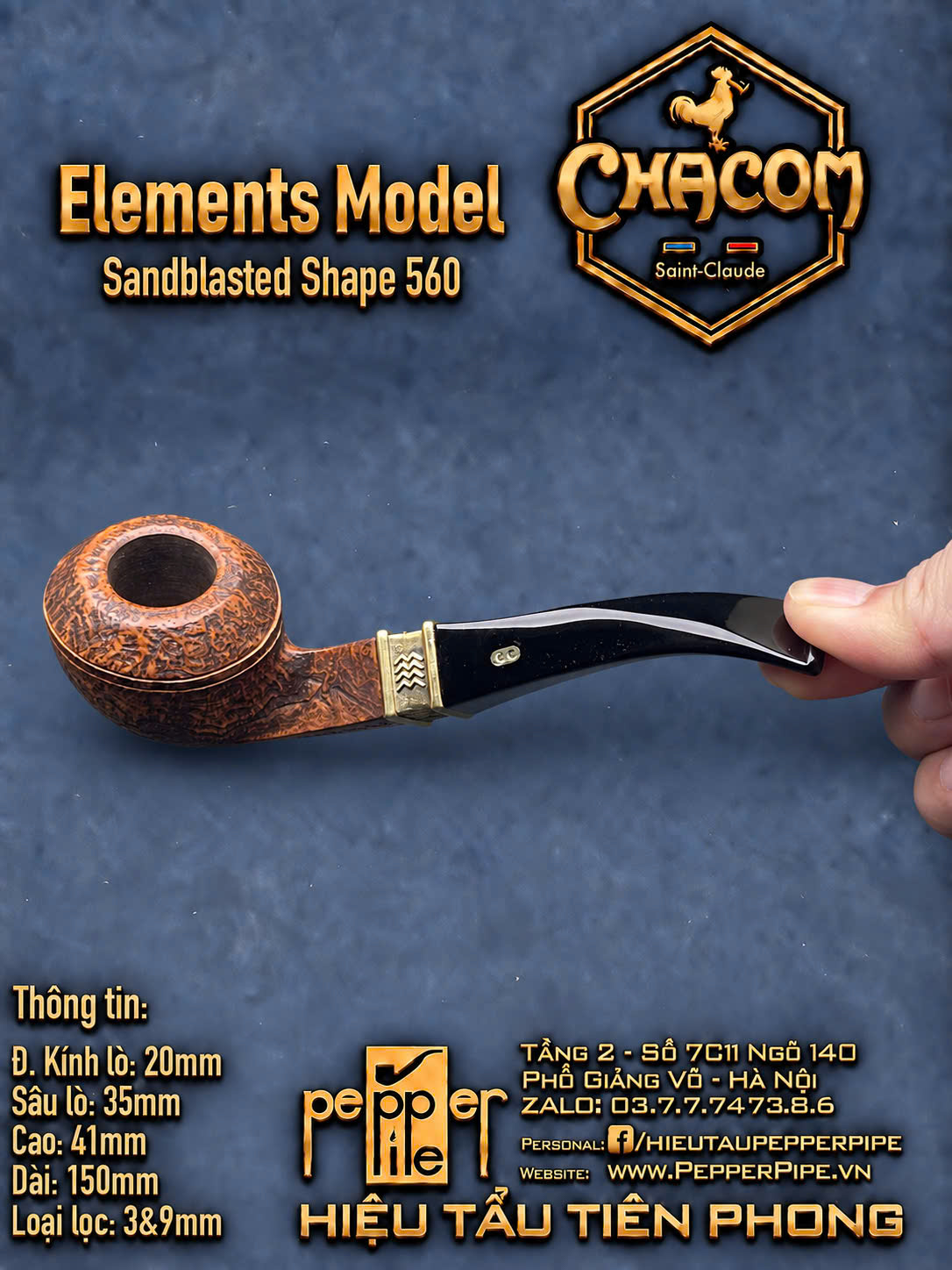 Chacom Elements Sandblasted Shape 560