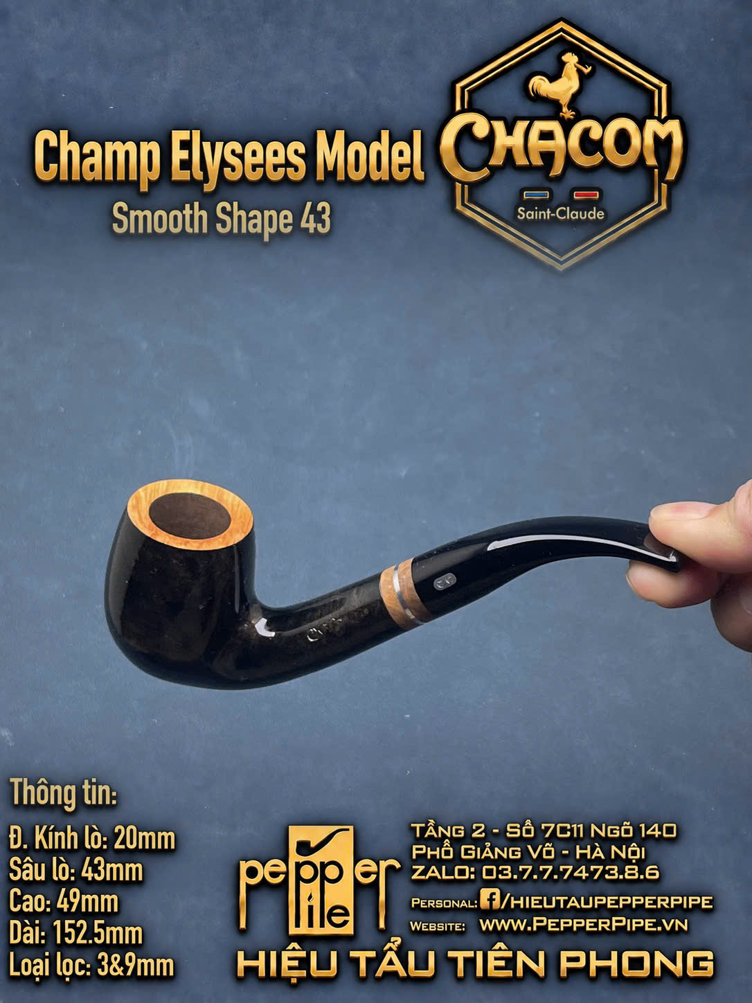 Chacom Champ Elysees Smooth Shape 43