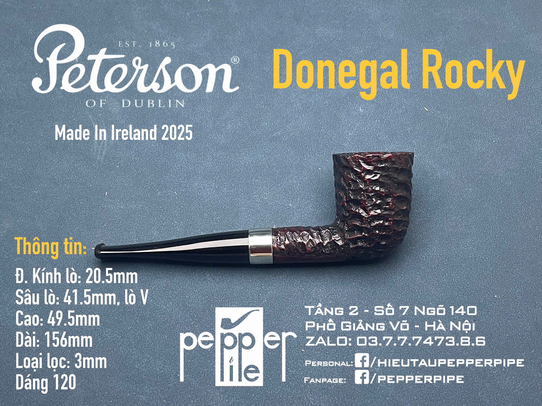 Peterson Donegal Rocky Shape 120