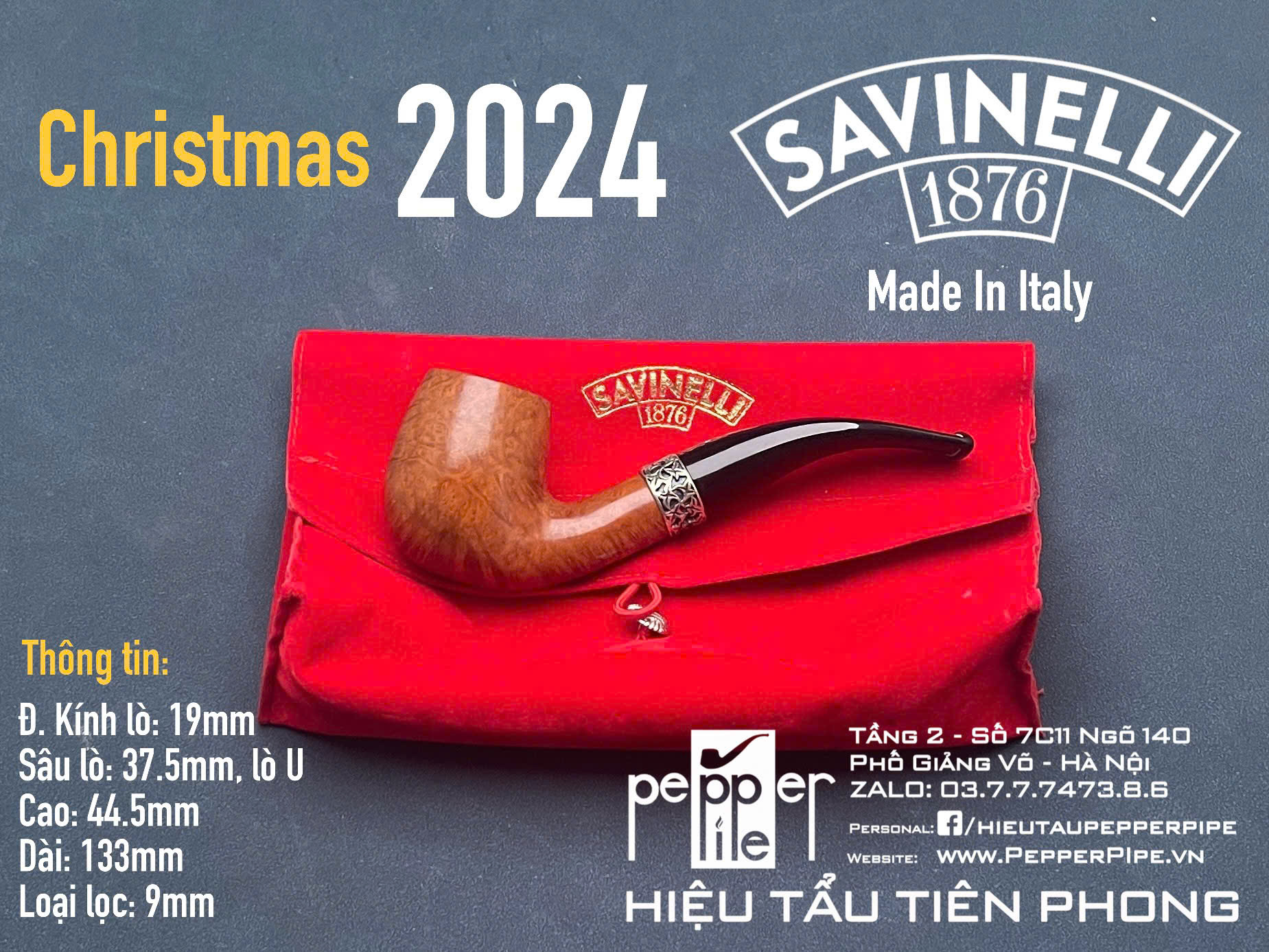 Savinelli Christmas 2024 Limited Edition (66/70)