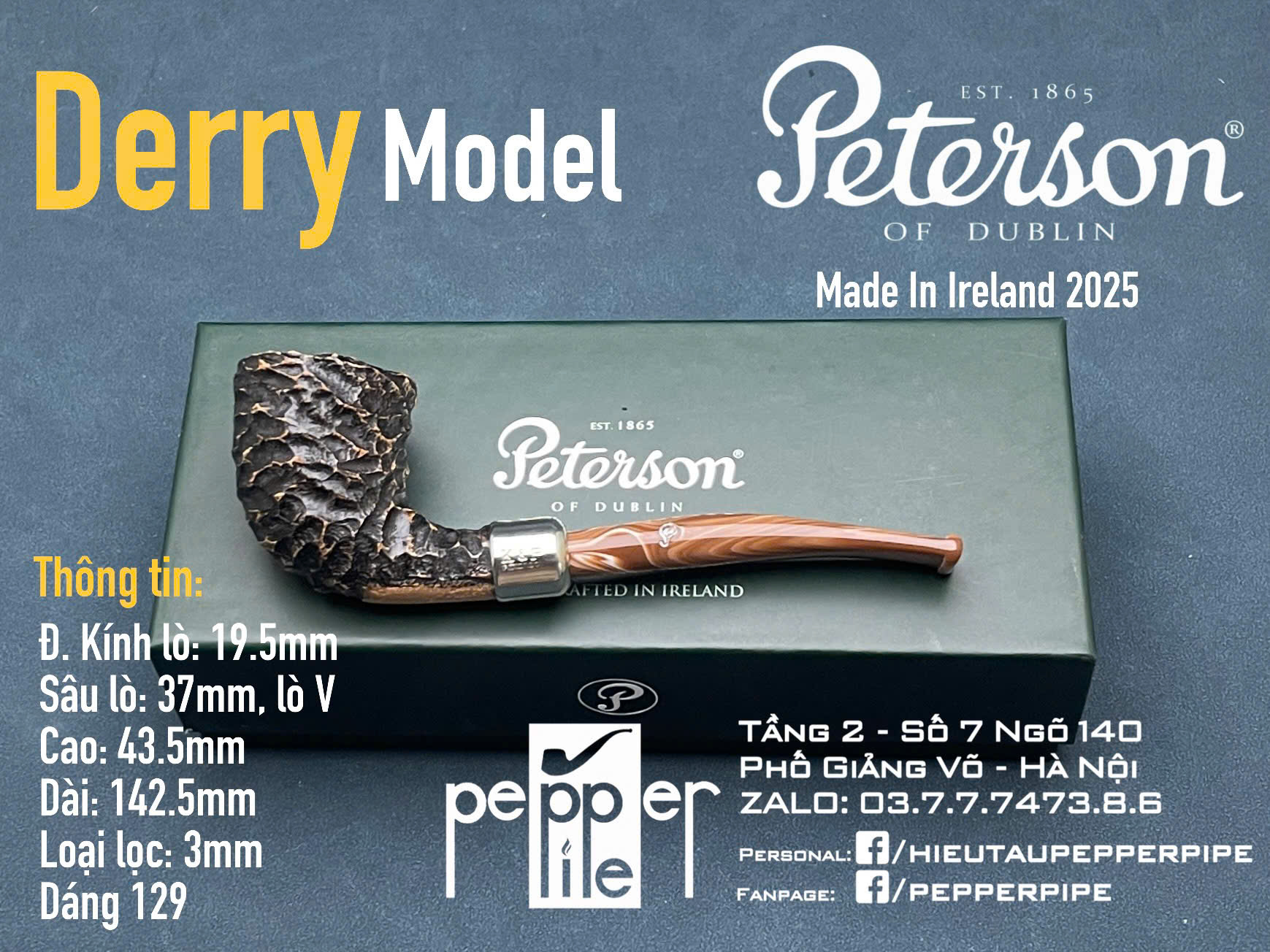 Peterson Derry Shape 129