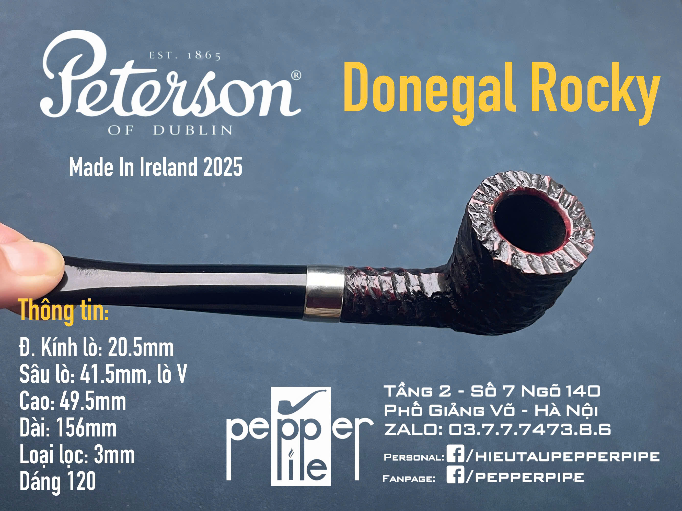 Peterson Donegal Rocky Shape 120