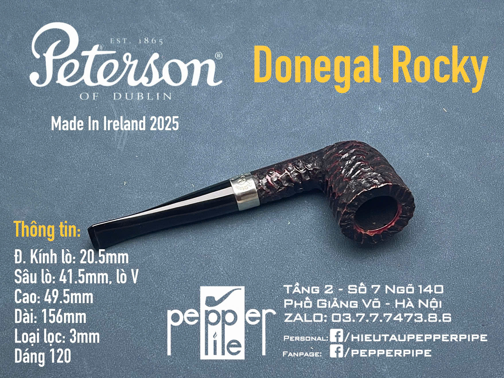 Peterson Donegal Rocky Shape 120