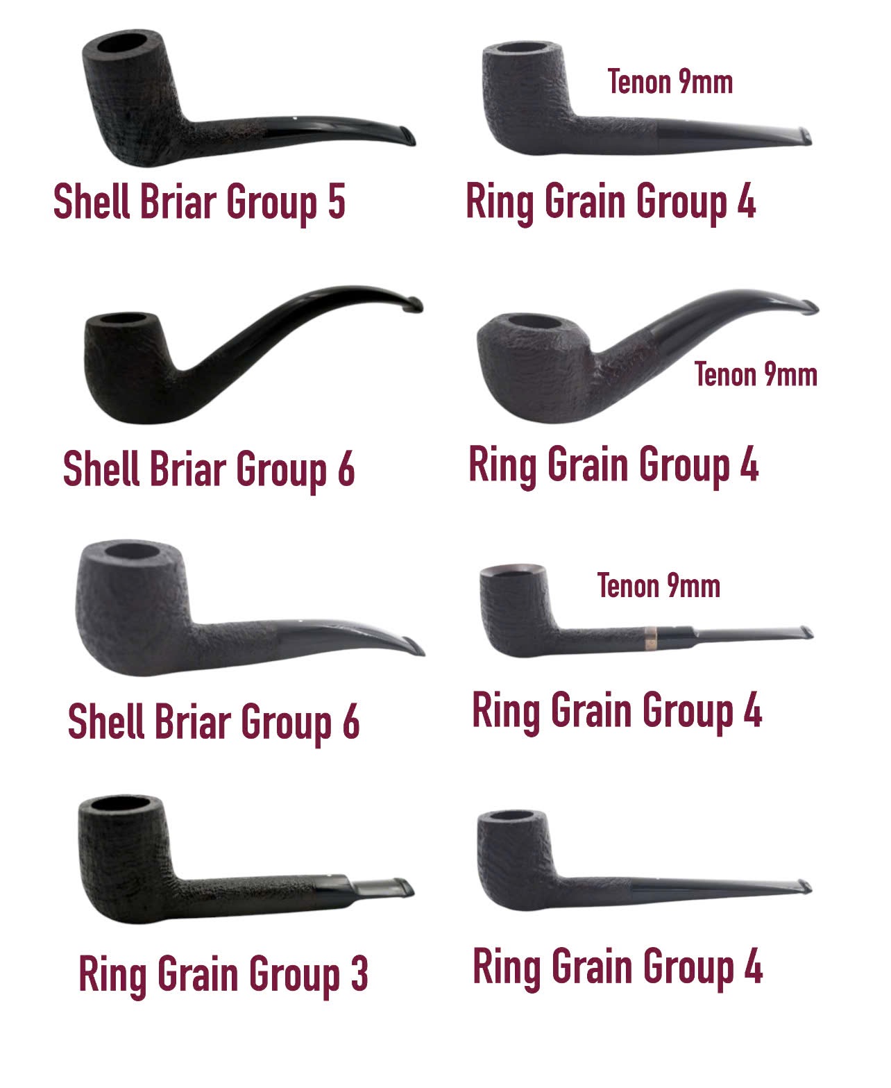 Dunhill hàng đặt (Shell Briar & Ring Grain)