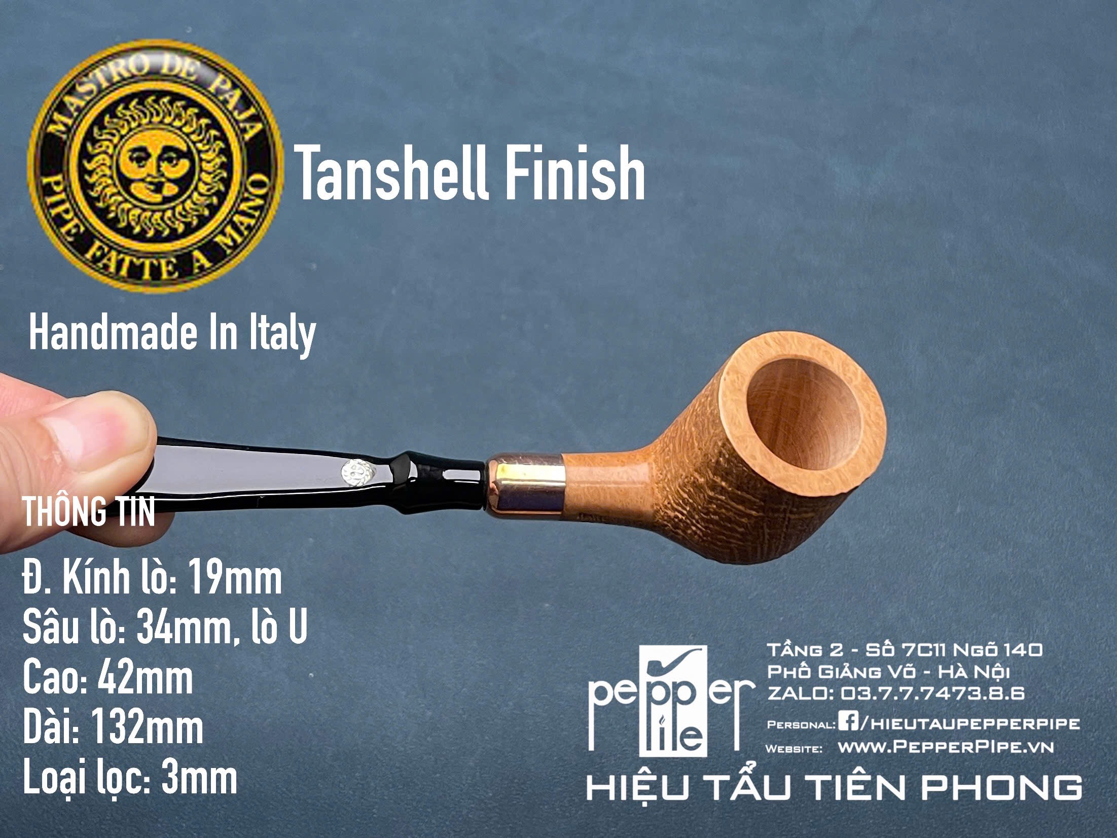 Mastro De Paja Tanshell Finish