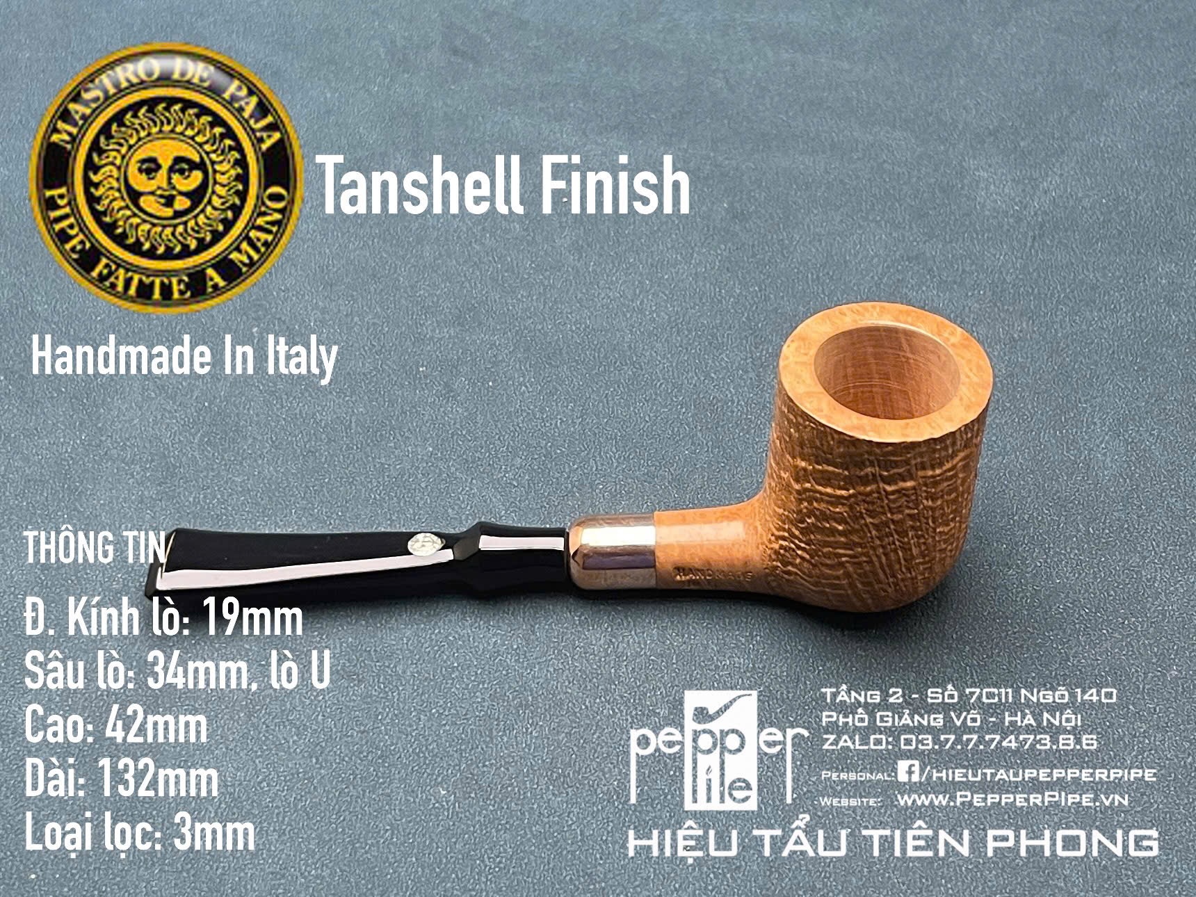 Mastro De Paja Tanshell Finish