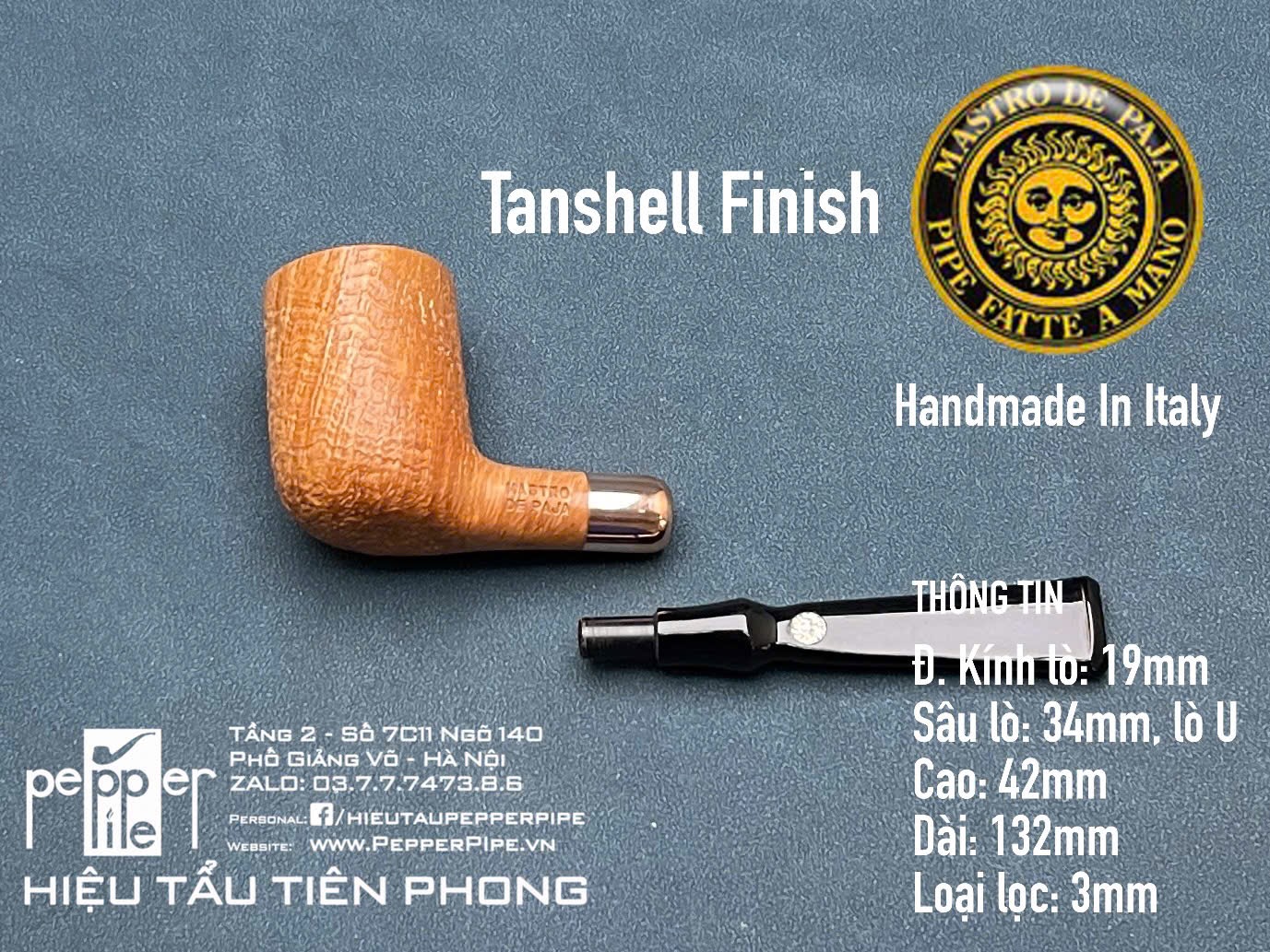 Mastro De Paja Tanshell Finish