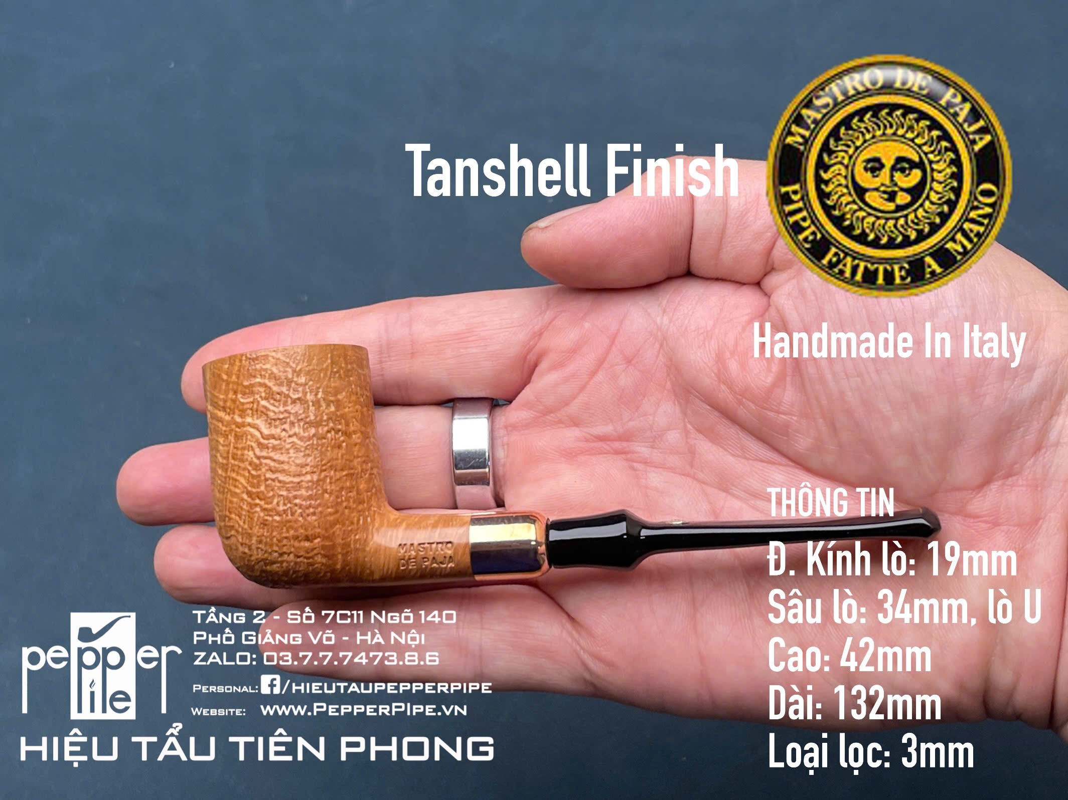 Mastro De Paja Tanshell Finish